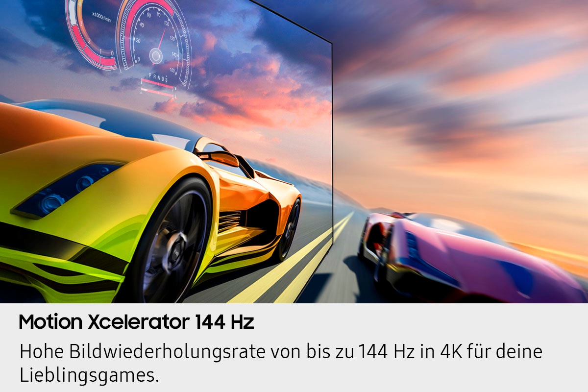 Samsung QLED-Fernseher »GQ65QN70FAU«, 4K Ultra HD, Smart-TV, Neo Quantum HDR, 4K AI Upscaling, Gaming Hub, Motion Xcelerator 144Hz