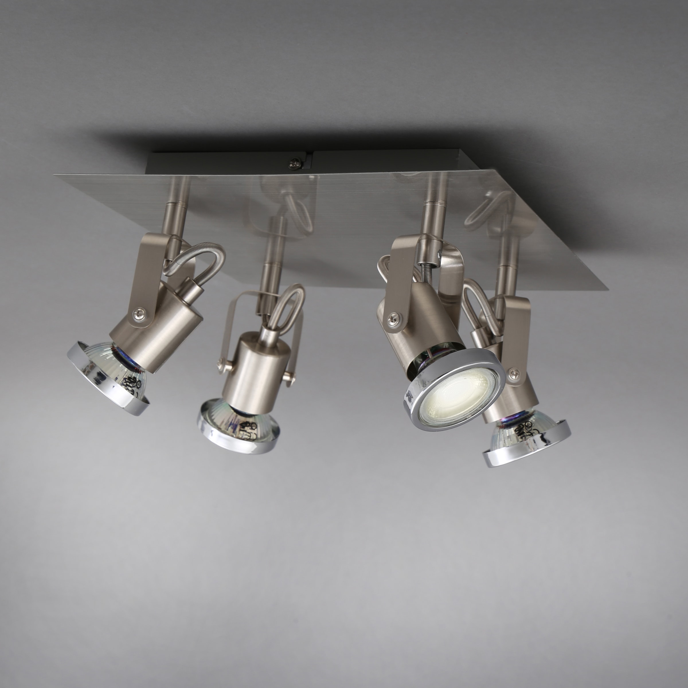 Spot-Lampe, LED 5W Spotlights, modern, Deckenleuchte, flammig-flammig, Design-Deckenstrahler, 4 inkl. auf bestellen 400lm Rechnung B.K.Licht