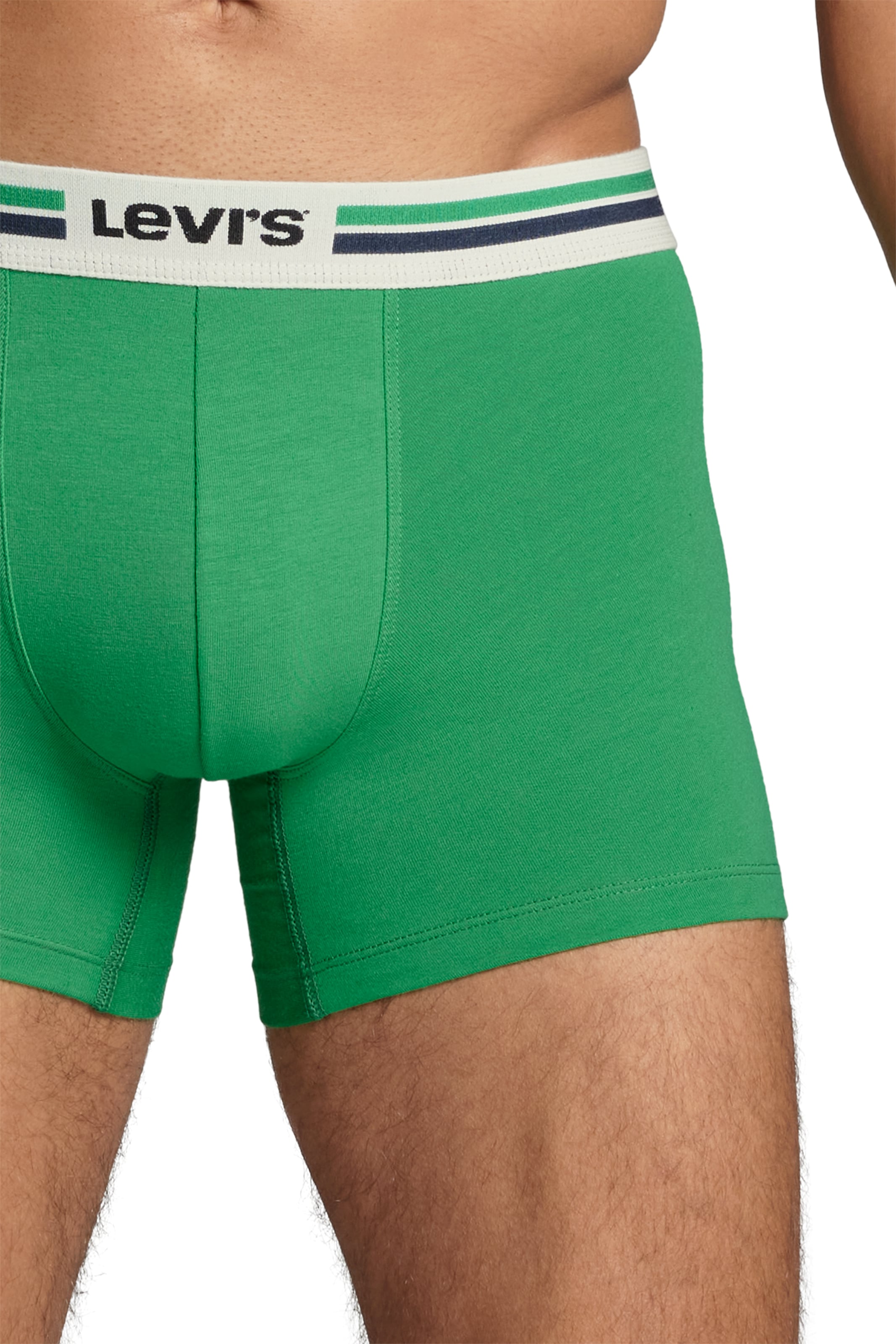 Levi's® Boxershorts »LEVIS MEN PL SPW LOGO BOXER BRIEF ORG 2P«, (2er Pack), mit breitem Logobund