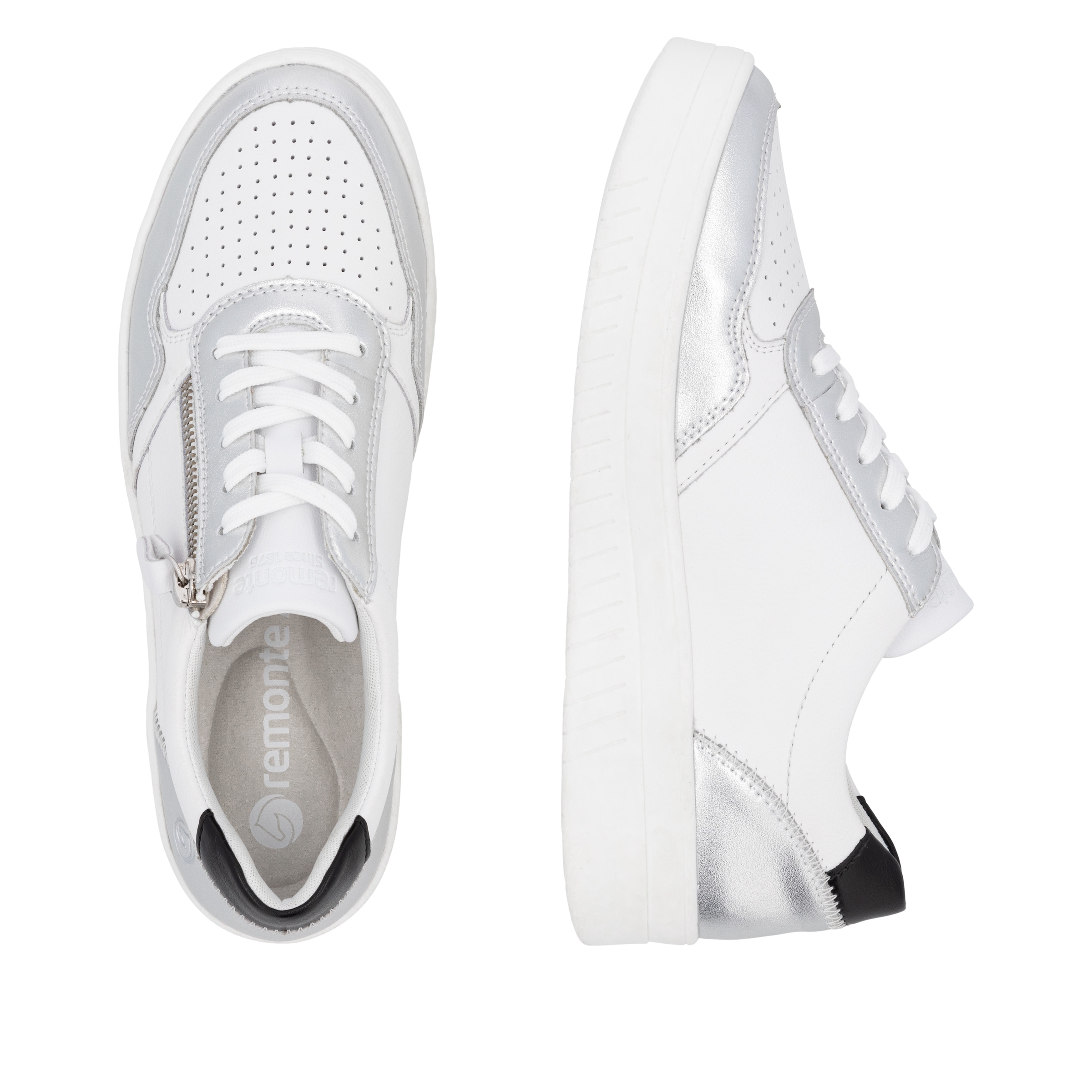 Remonte Plateausneaker  , Freizeitschuh, Halbschuh, Schnürschuh mit Schaftrandpolsterung