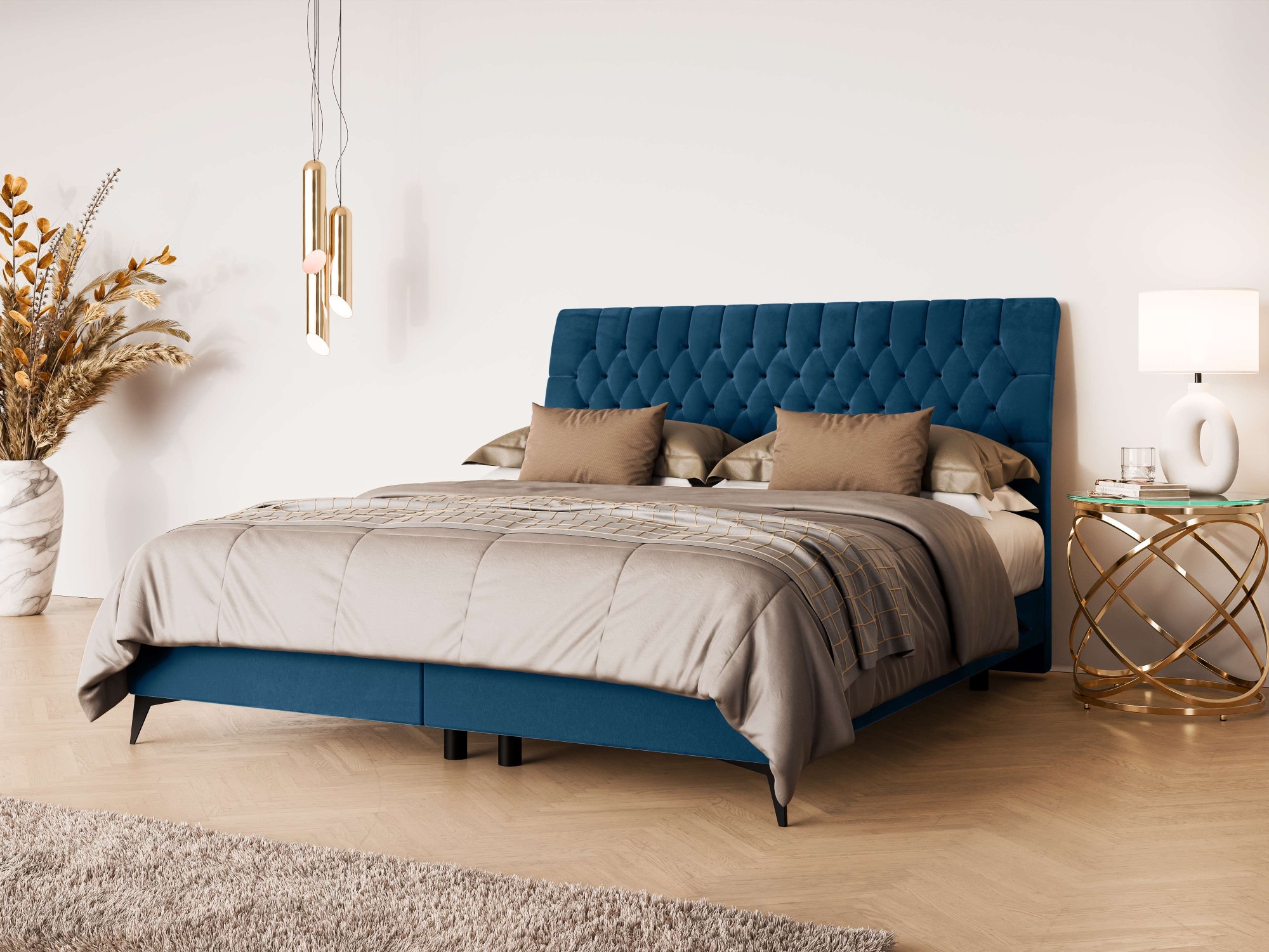 Home affaire Polsterbett »SYDNEE mit Matratze und Topper, in 2 Breiten (160 günstig online kaufen