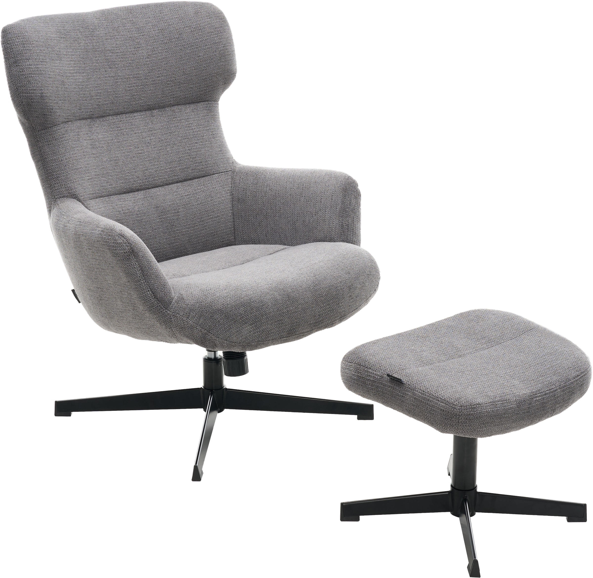 Home affaire Sessel »Clarah Relaxsessel, TV-Sessel mit Hocker«, 360° Grad drehbar