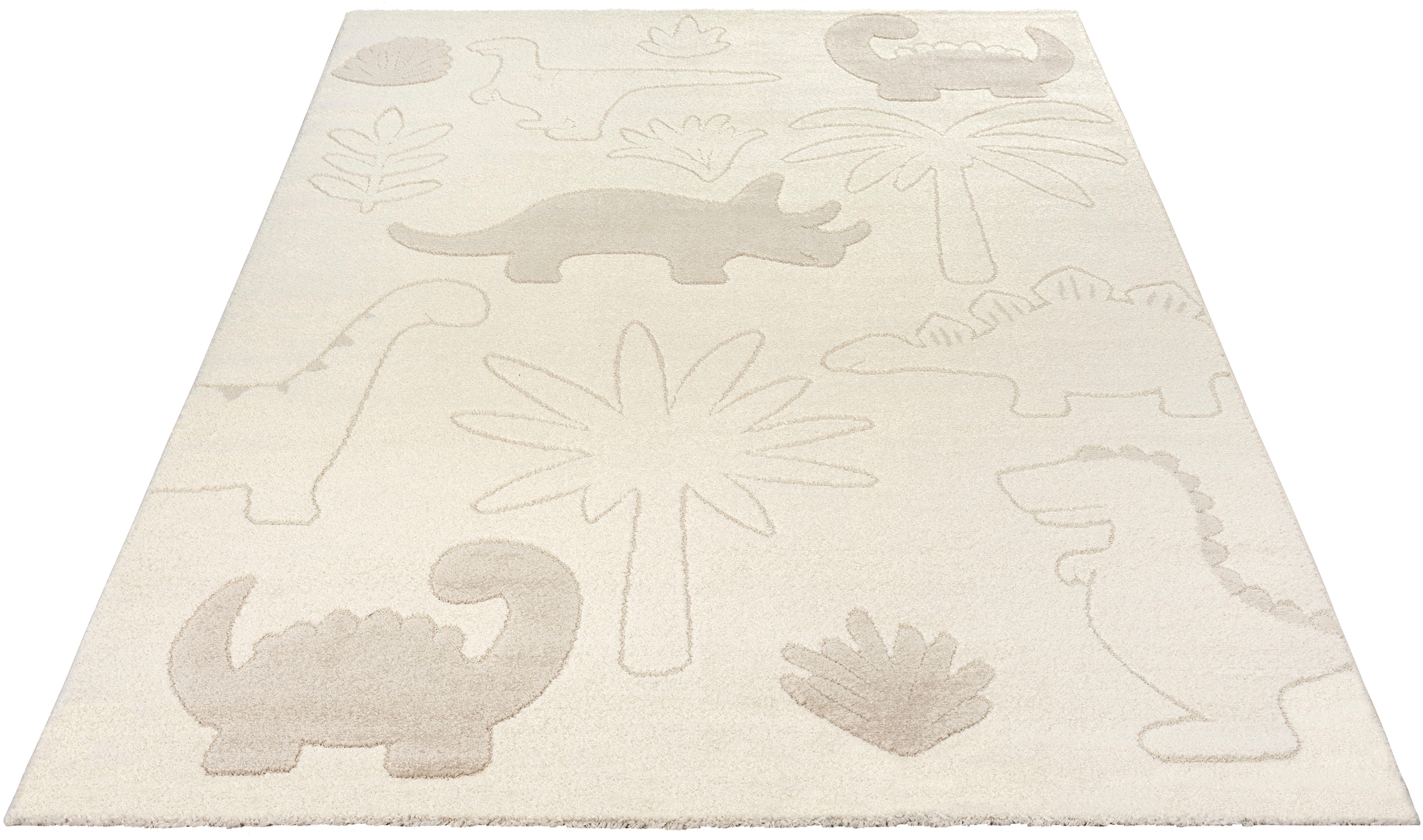 merinos Teppich »Eclipse kids Dinos«, rechteckig, 14 mm Höhe, Teppich für Kinderzimmer, Kinderteppich, Spielteppich, Pflegeleicht