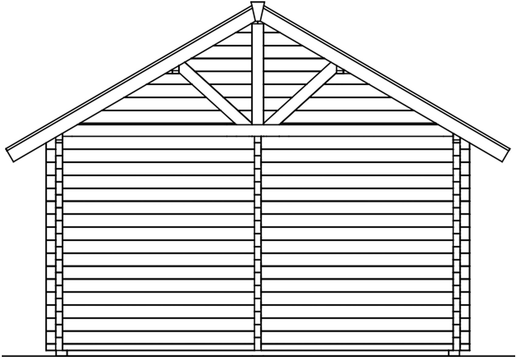 Skanholz Gartenhaus »Toronto 2«, mit 2. Schalung