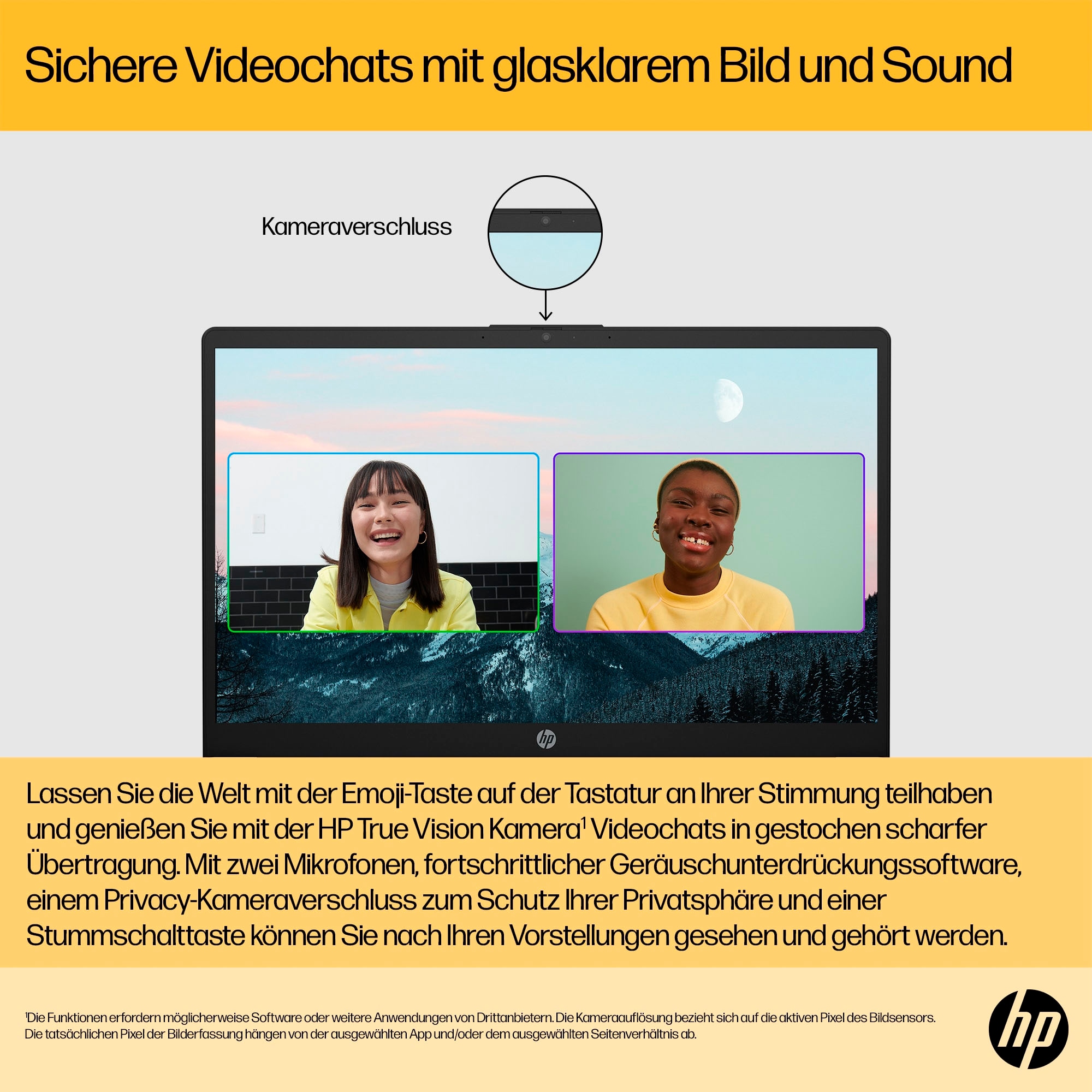 HP Notebook »15-fc0072ng«, 39,6 cm, / 15,6 Zoll, AMD, Ryzen 7, Radeon Graphics, 512 GB SSD
