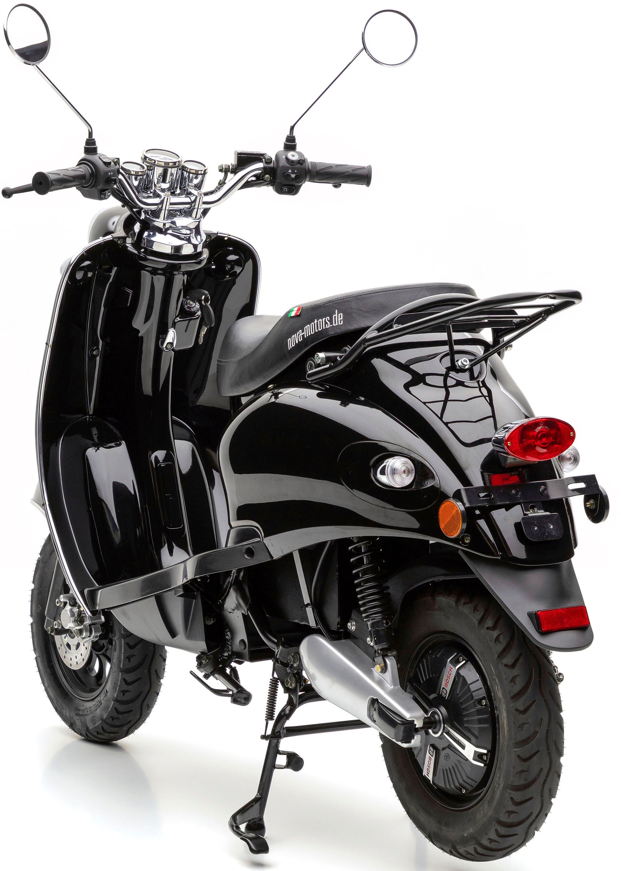 Nova Motors E-Motorroller »eRetro Star Li«, bis zu 40 km Reichweite, härteverstellbare Dual-Stoßdämpfer hinten