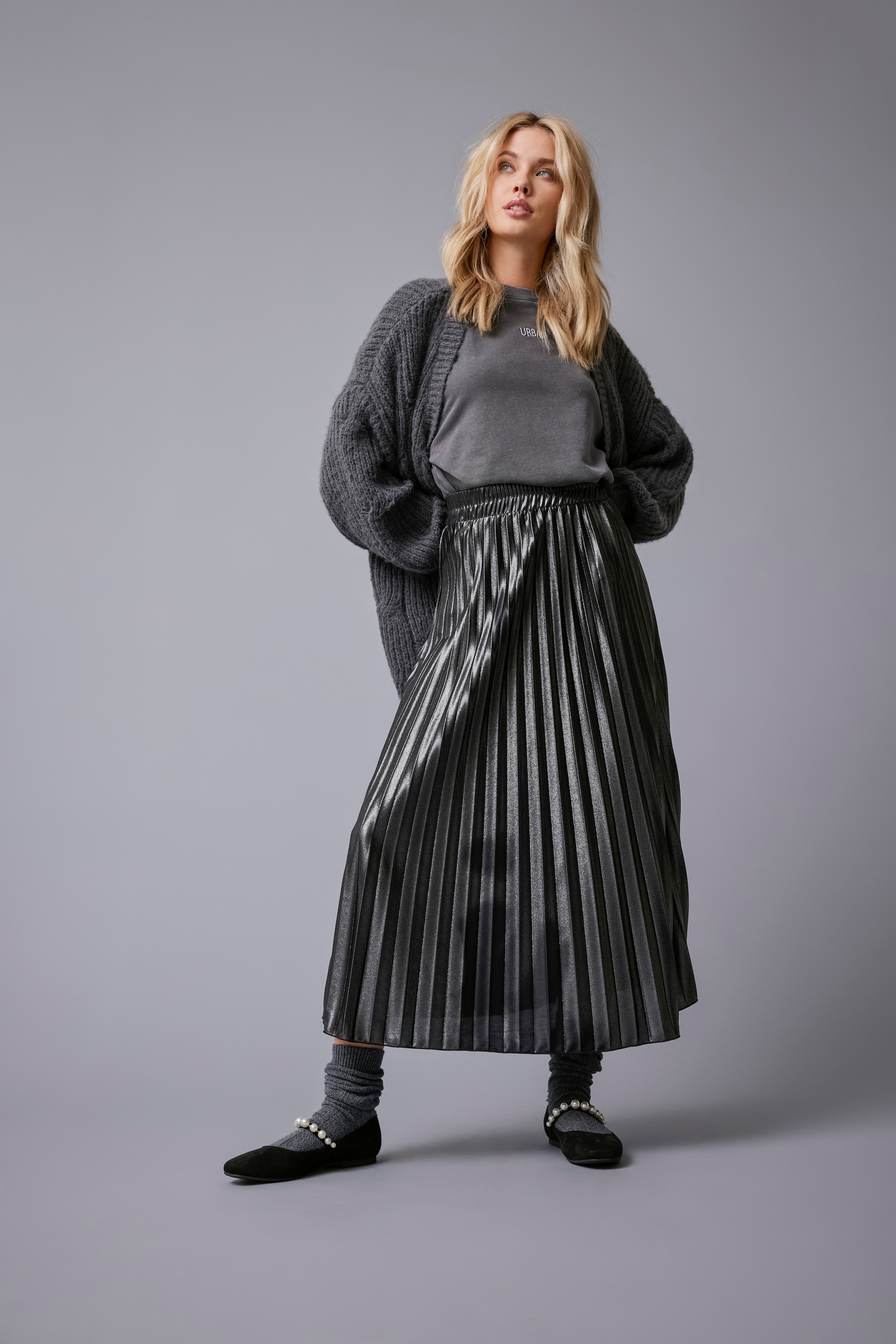ONLY Plisseerock »ONLLYON PLEATED SHINE SKIRT JRS NOOS«