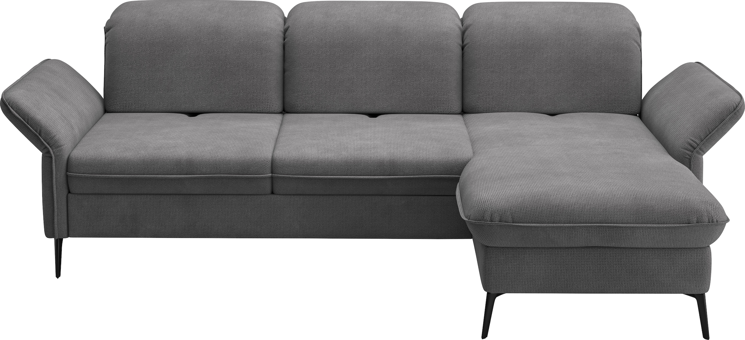 sit&more Ecksofa »Emely, inkl. Sitztiefenverstellung«, wahlweise mit Bettfunktion,Bettkasten,Kopf- & Armteilverstellung