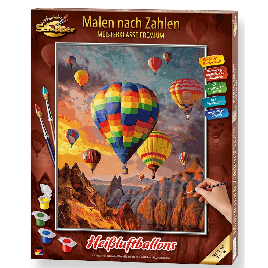 Schipper Malen nach Zahlen »Meisterklasse Premium - Heißluftballons«