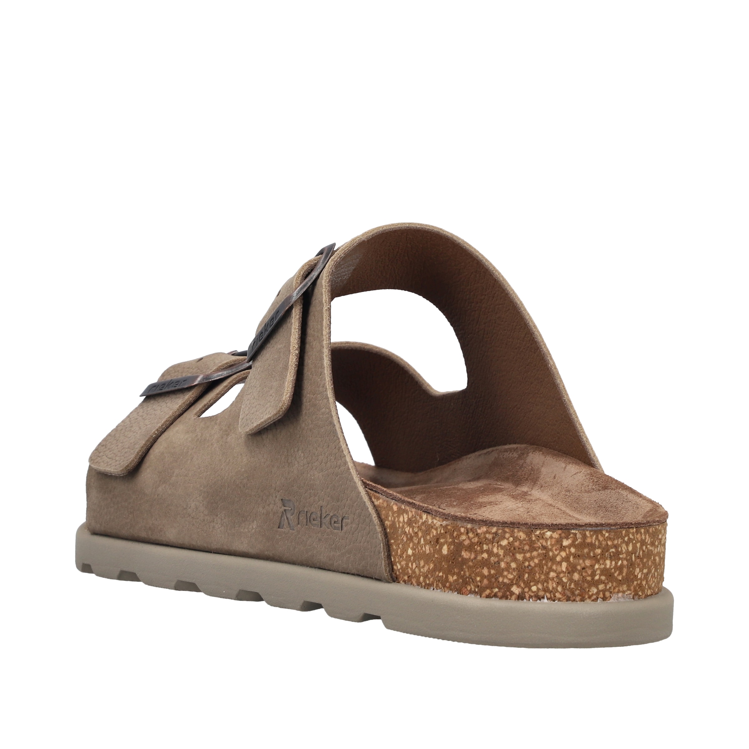 Rieker Pantolette  Sommerschuh, Strandschuh, Hausschuh mit bequemem Fußbett
