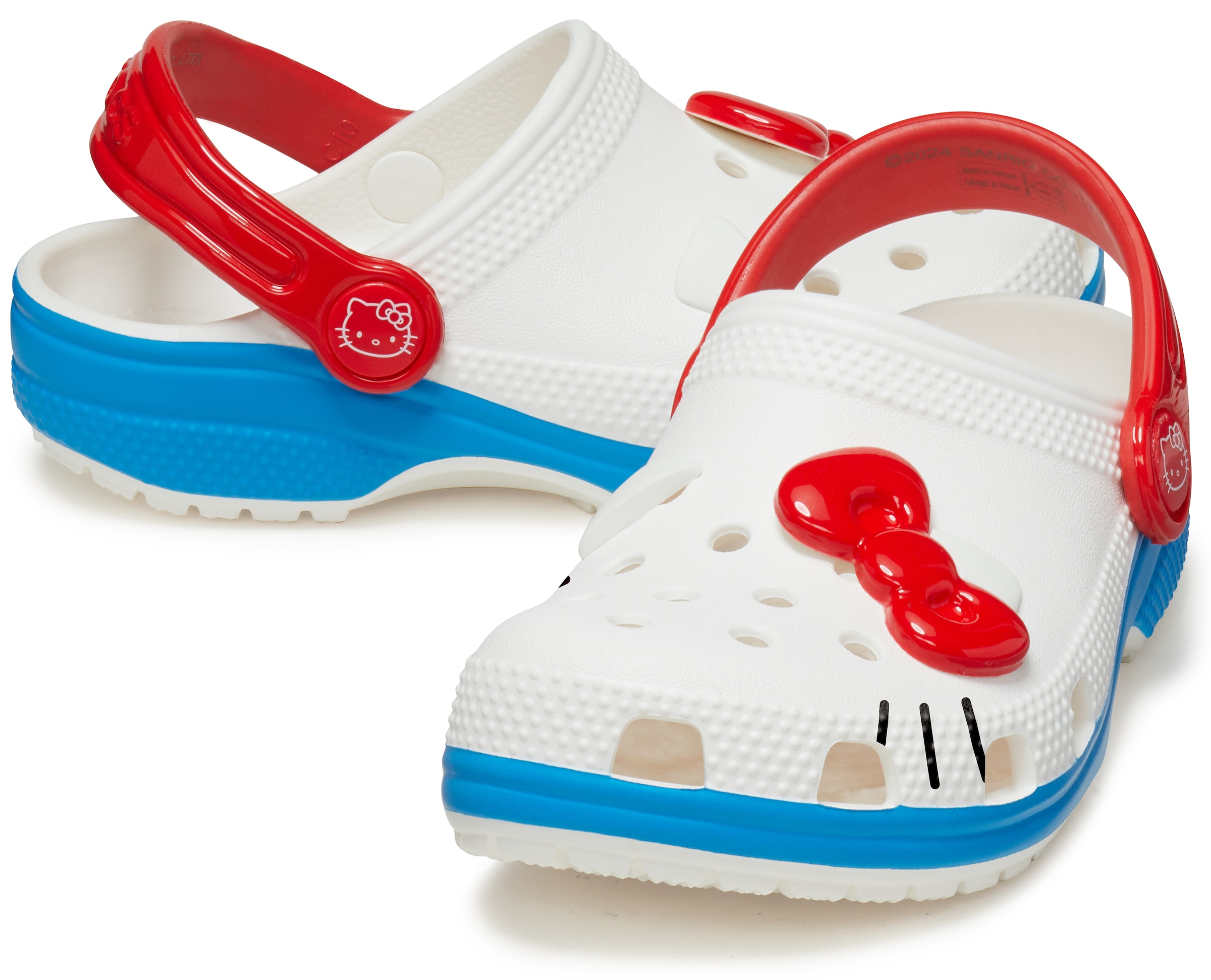 Crocs Clog »Hello Kitty«, Sommerschuh, Schlappen, Hausschuh, Badeschuh mit Fersenriemen