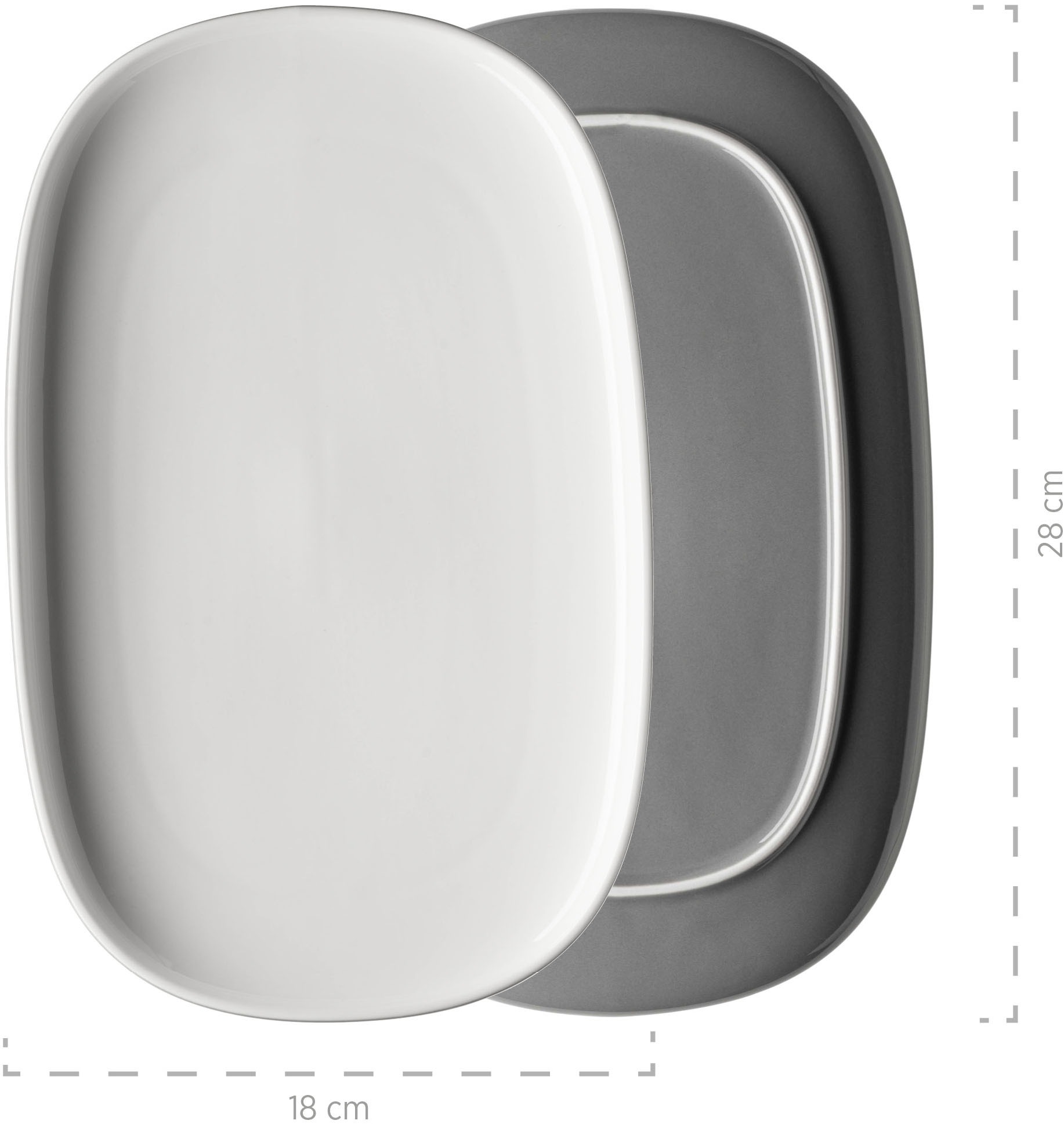 MÄSER Servier-Set »Isora, Platten Set, aus Keramik«