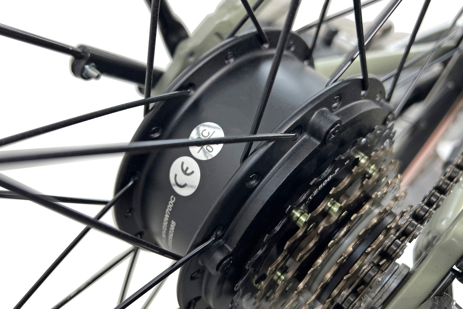 LLobe »City E-Bike 28" County grün« 7 Gang Shimano Altus Schaltwerk Kettenschaltung Heckmotor 250 W