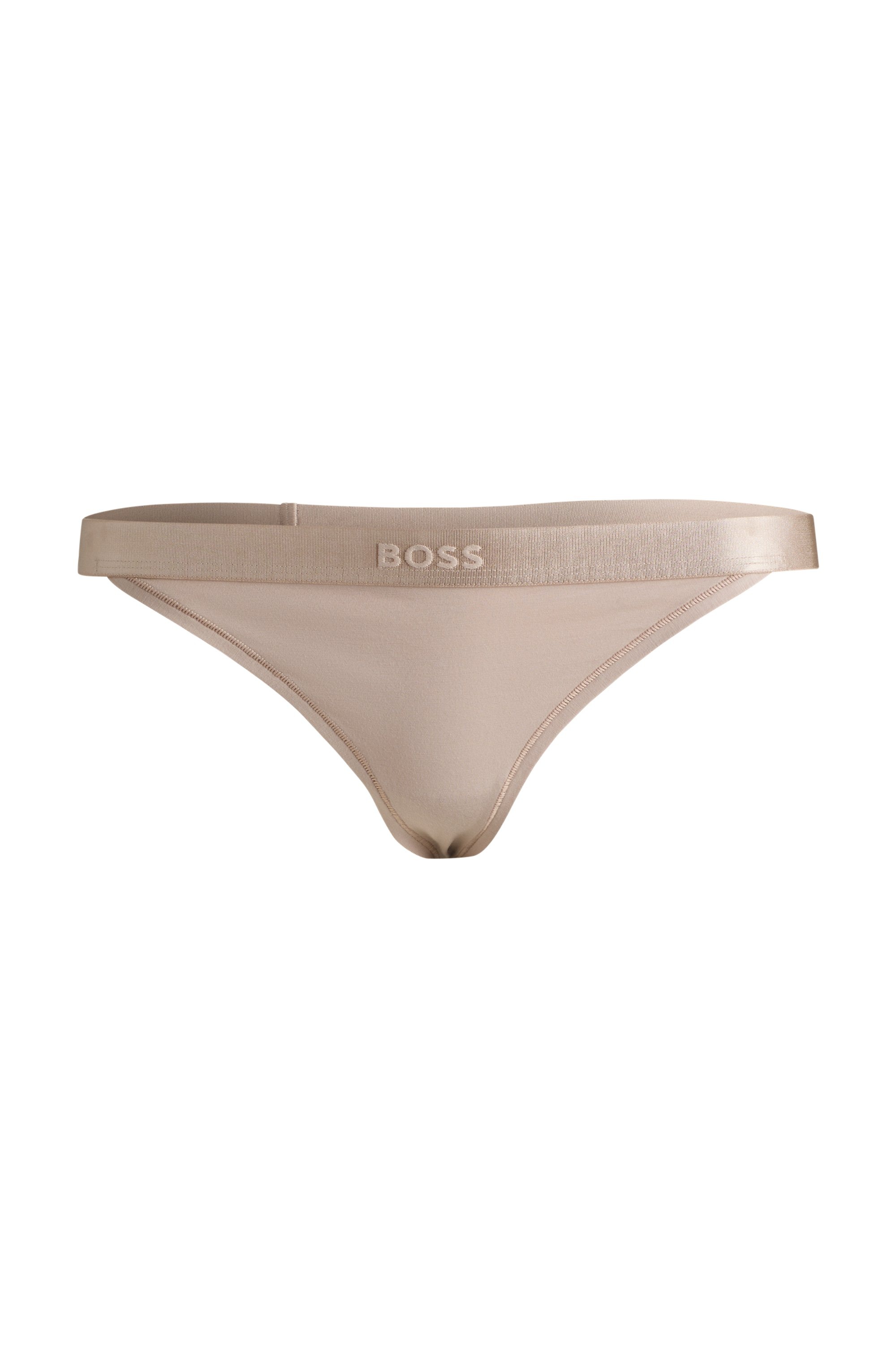 BOSS String »STRING BEA«, mit BOSS Schriftzug