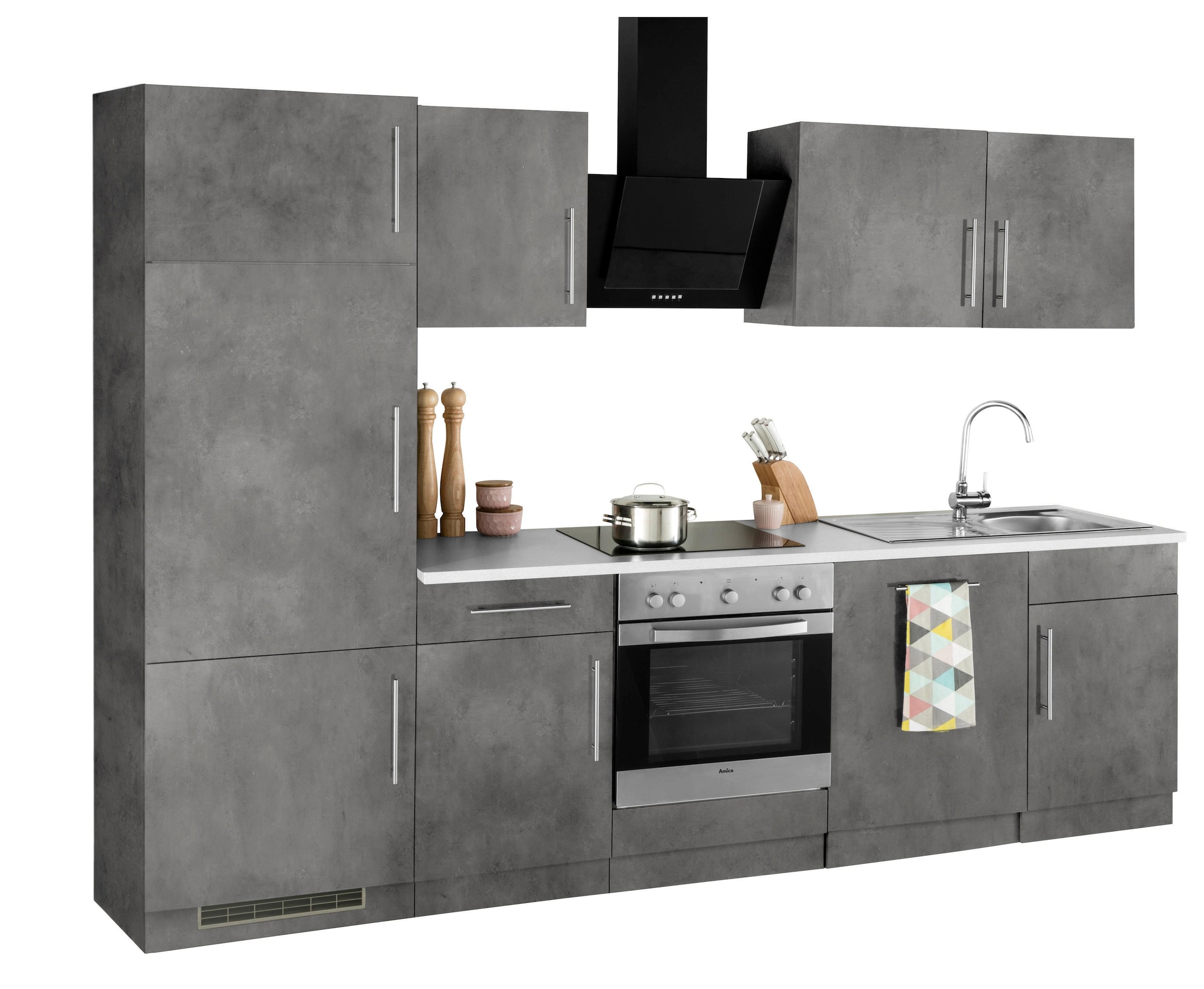 wiho Küchen Küchenzeile »Cali«, online 280 bestellen Breite E-Geräten, mit cm