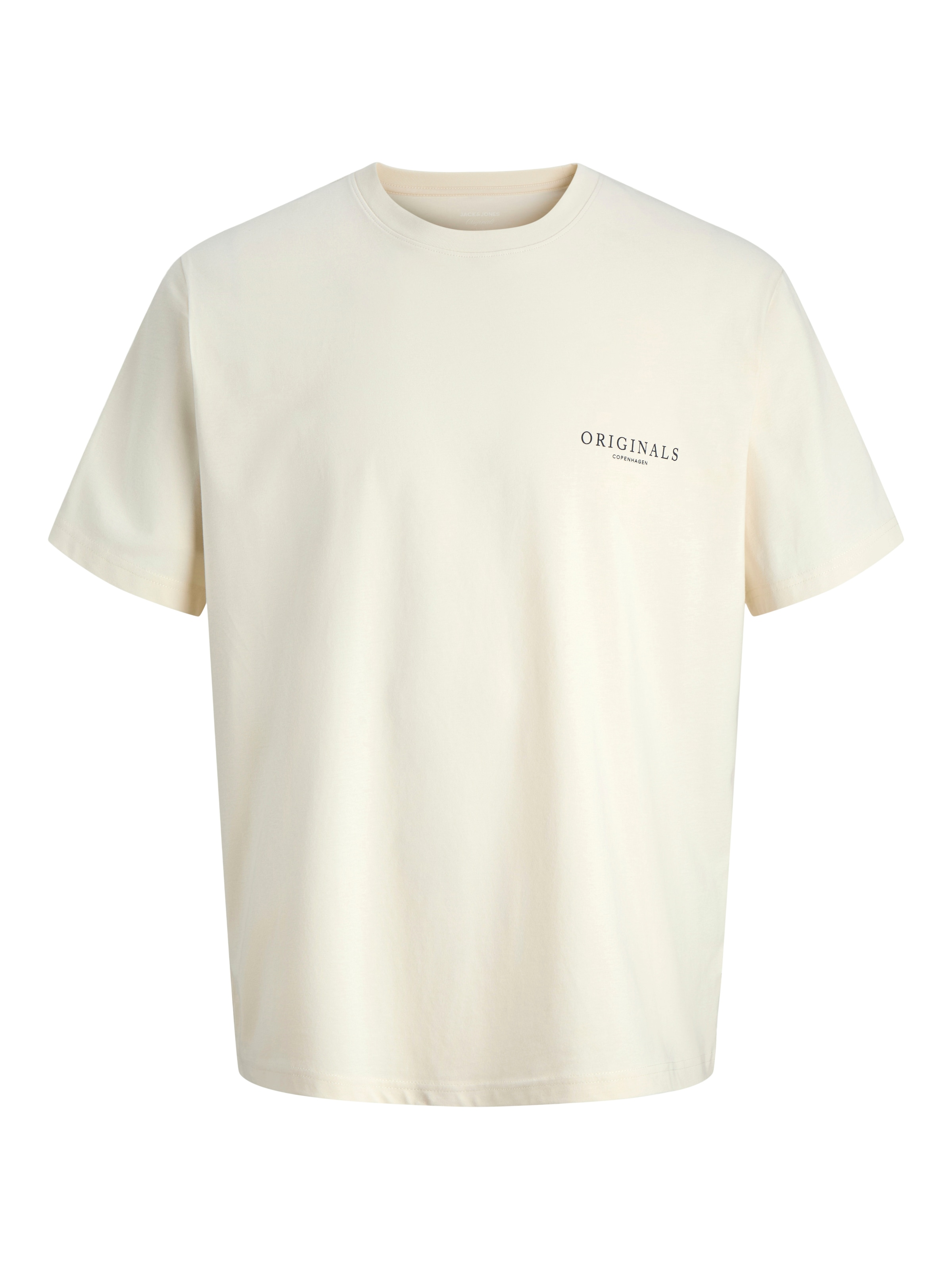 Jack & Jones Kurzarmshirt »JORMONTAUK AOP BACK TEE SS CREW NECK« Baumwolle, regular fit
