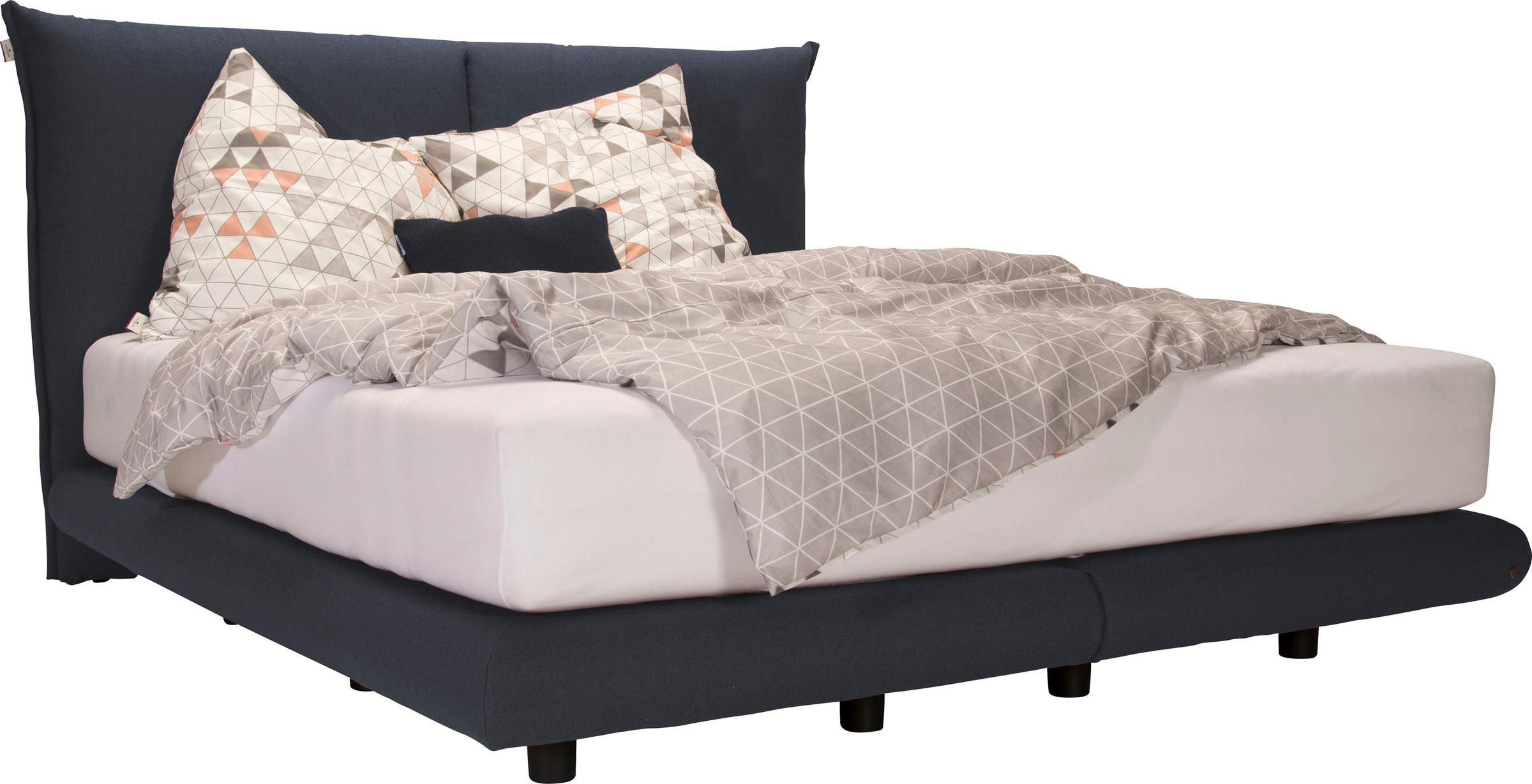 Bild von TOM TAILOR HOME Boxspringbett »SOHO PILLOW BOX«, in Schwebeoptik, Kopfteil in Kissenform, Höhe 120 cm