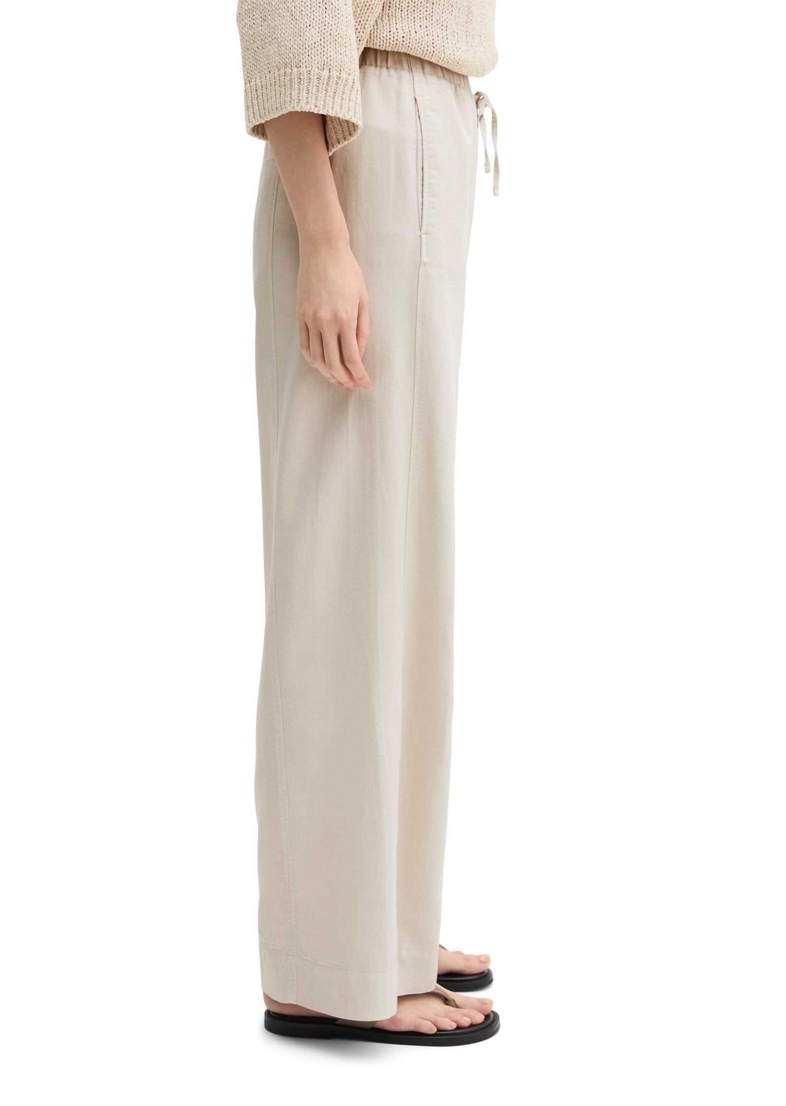 Marc O'Polo Schlupfhose  aus Bio-Baumwolle-TENCEL Lyocell-Leinen-Mix