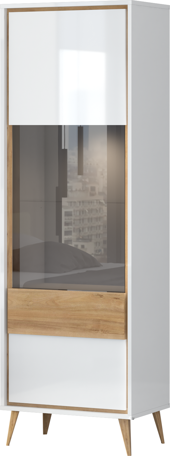 Home affaire Vitrine »Vida«, UV lackiert, hochglänzend, Soft-Close und Push günstig online kaufen