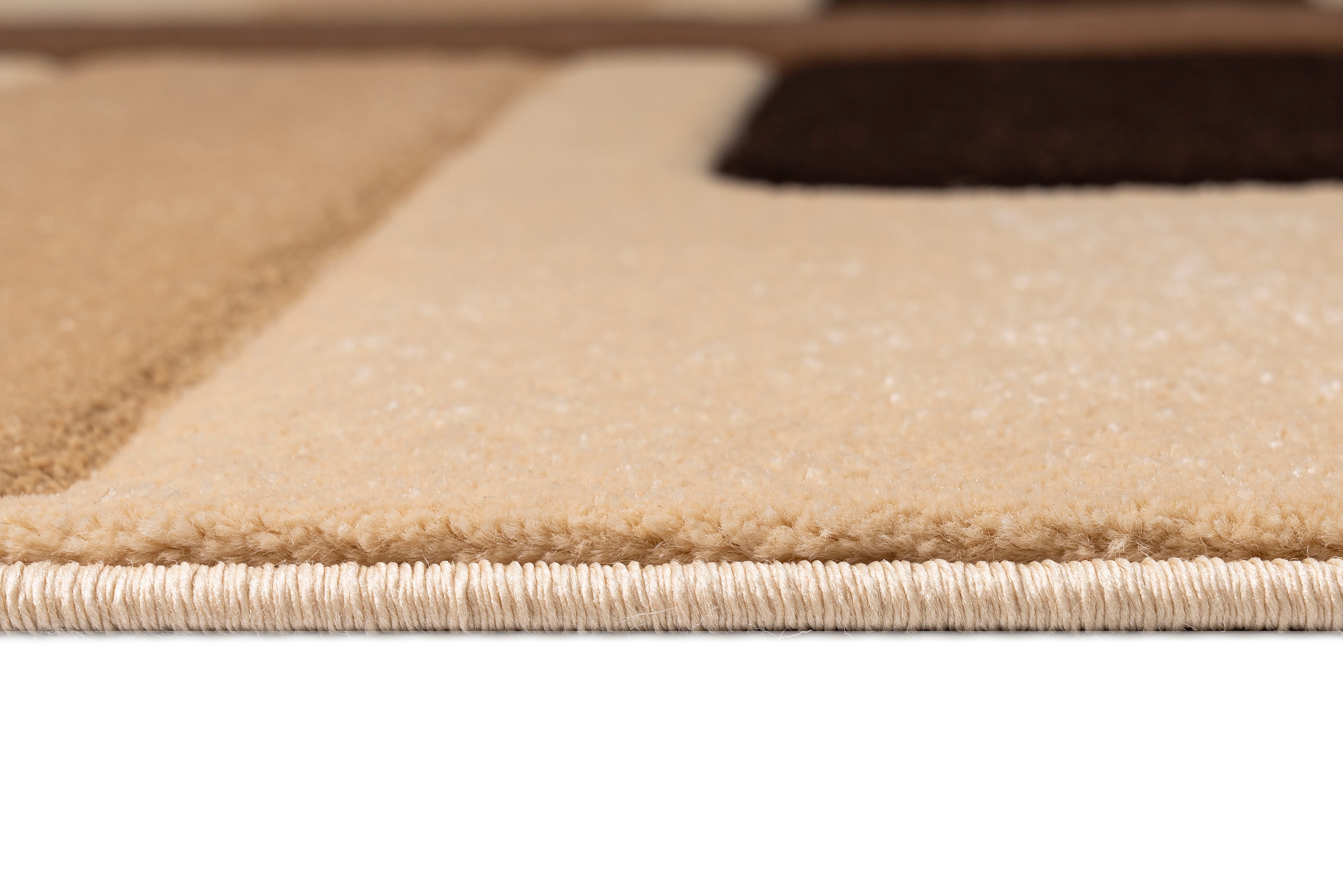 my home Teppich »Maxim«, Kurzflor, schnell und bequem bestellen rechteckig, 3D-Design Hoch-Tief-Effekt