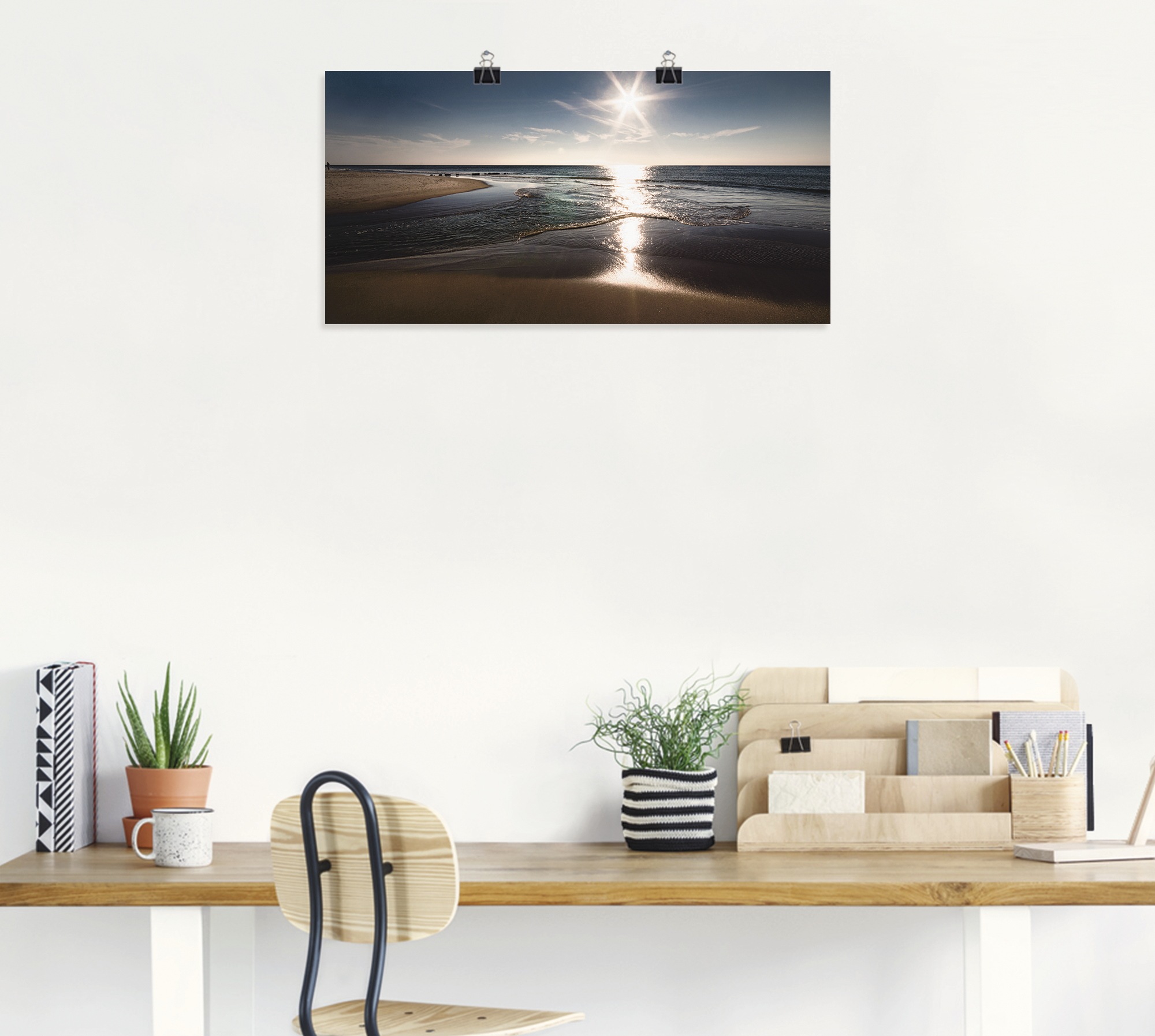 Artland Wandbild »Sylt IV«, Strand, (1 St.), als Leinwandbild, Poster, Wandaufkleber in verschied. Größen