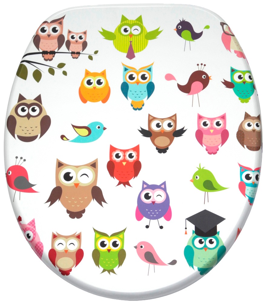 SANILO WC-Sitz »Owl« bunt