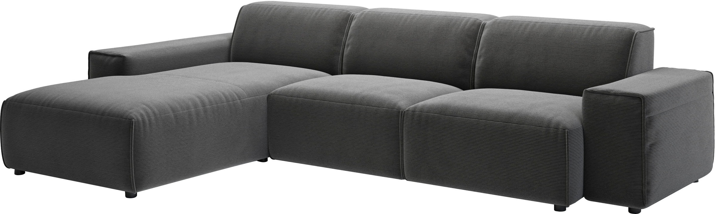 andas Ecksofa »Glimminge auch in Breitcord, Feincord, Bouclé + Easy care-Bezug«, L-Form, Breite 294, Zierkissen