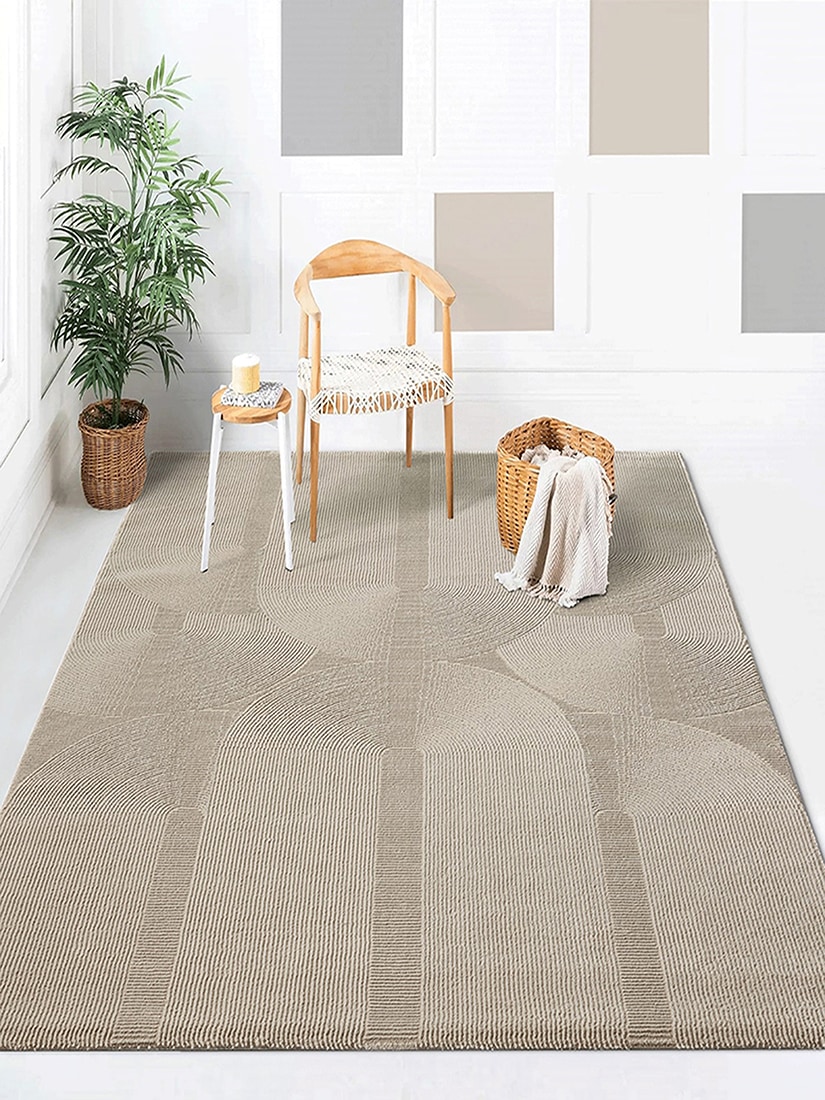the carpet Teppich »Lima«, rechteckig, 12 mm Höhe, Designer Teppich Flor 1 recyceltem Polyester waschbar