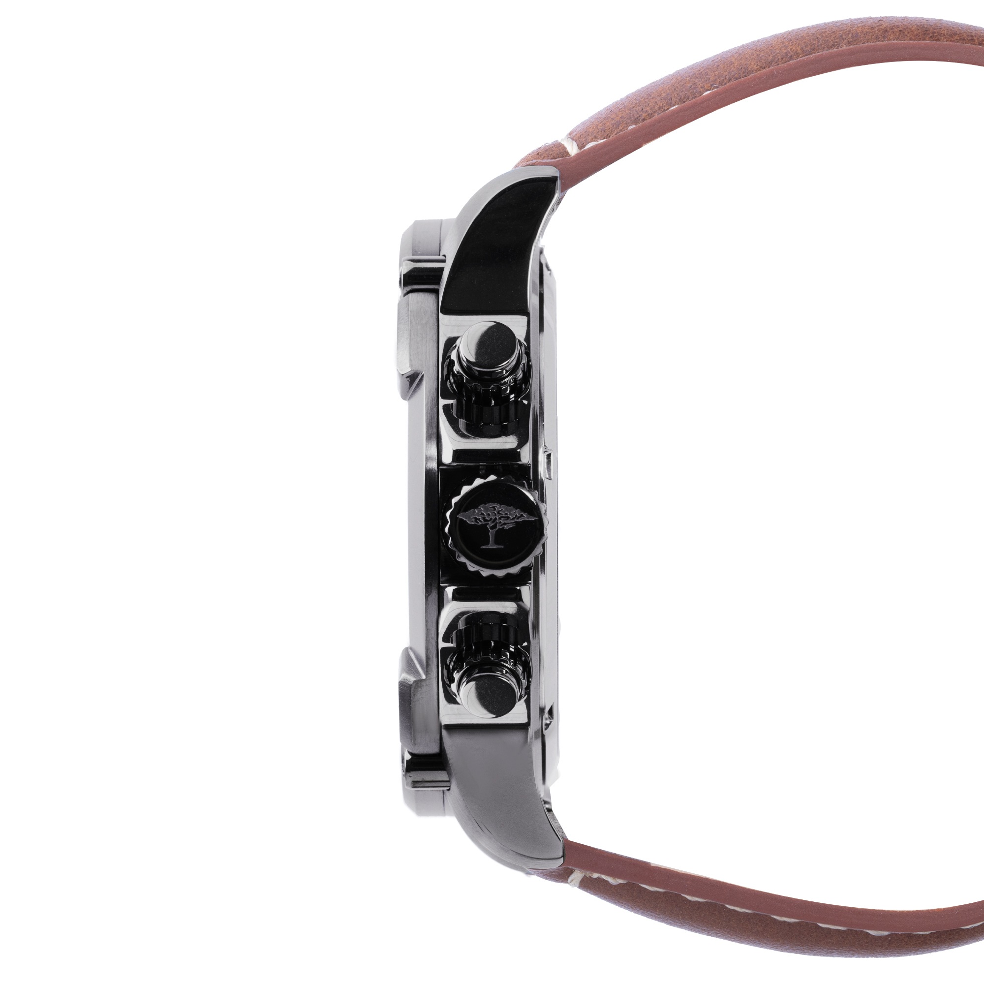 FYNCH-HATTON Chronograph Quarzuhr, Armbanduhr, Herrenuhr, Lederarmband, analog, Tag
