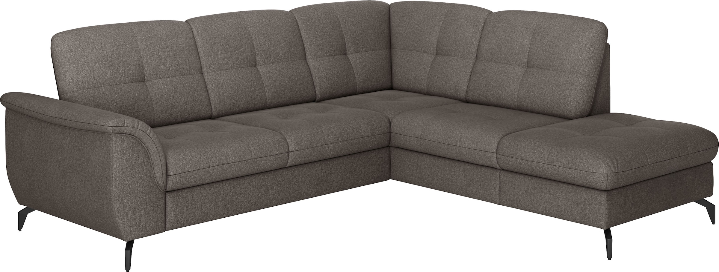sit&more Ecksofa »Zora L-Form«, wahlweise mit Bettfunktion und Bettkasten