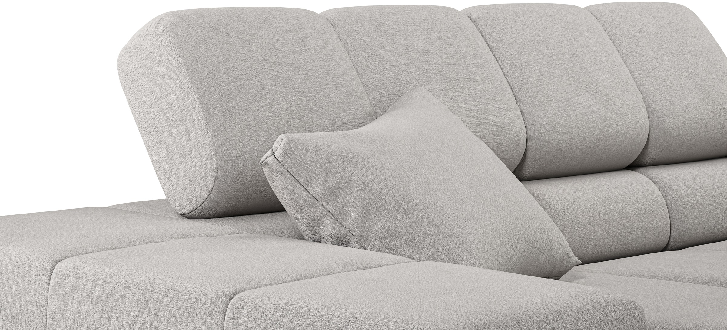 INOSIGN Ecksofa »Ancona incl. Kopfteilverstellung, OTTOs Choice, Breite 319cm, L-Form«, wahlweise motorische Sitztiefenverstellung, auch in Cord + Easy Care