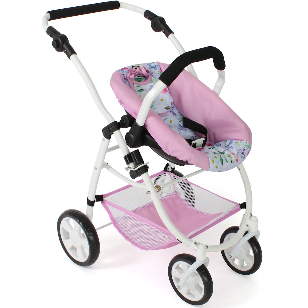 CHIC2000 Kombi-Puppenwagen »Emotion All In 3in1, Flowers«