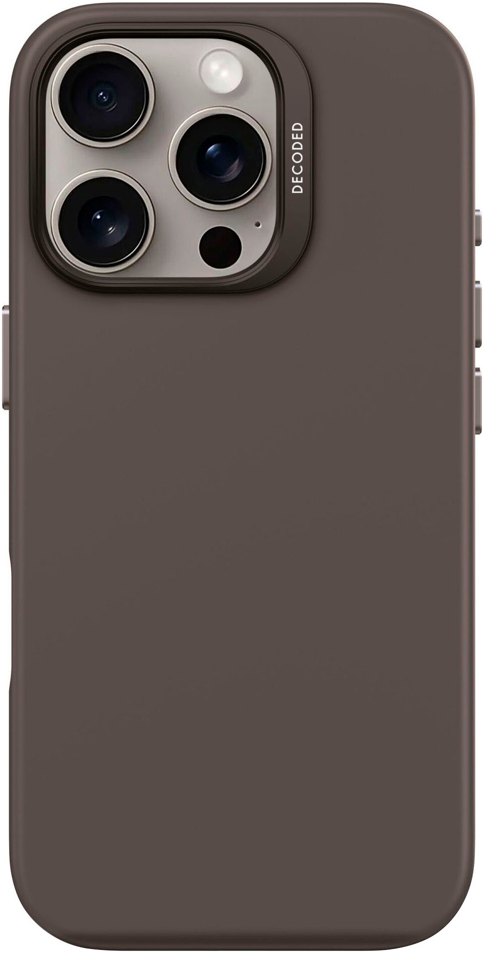 DECODED Smartphone-Hülle »AntiMicrobial Silicone Backc. iPhone 16 Pro«, Smartphones