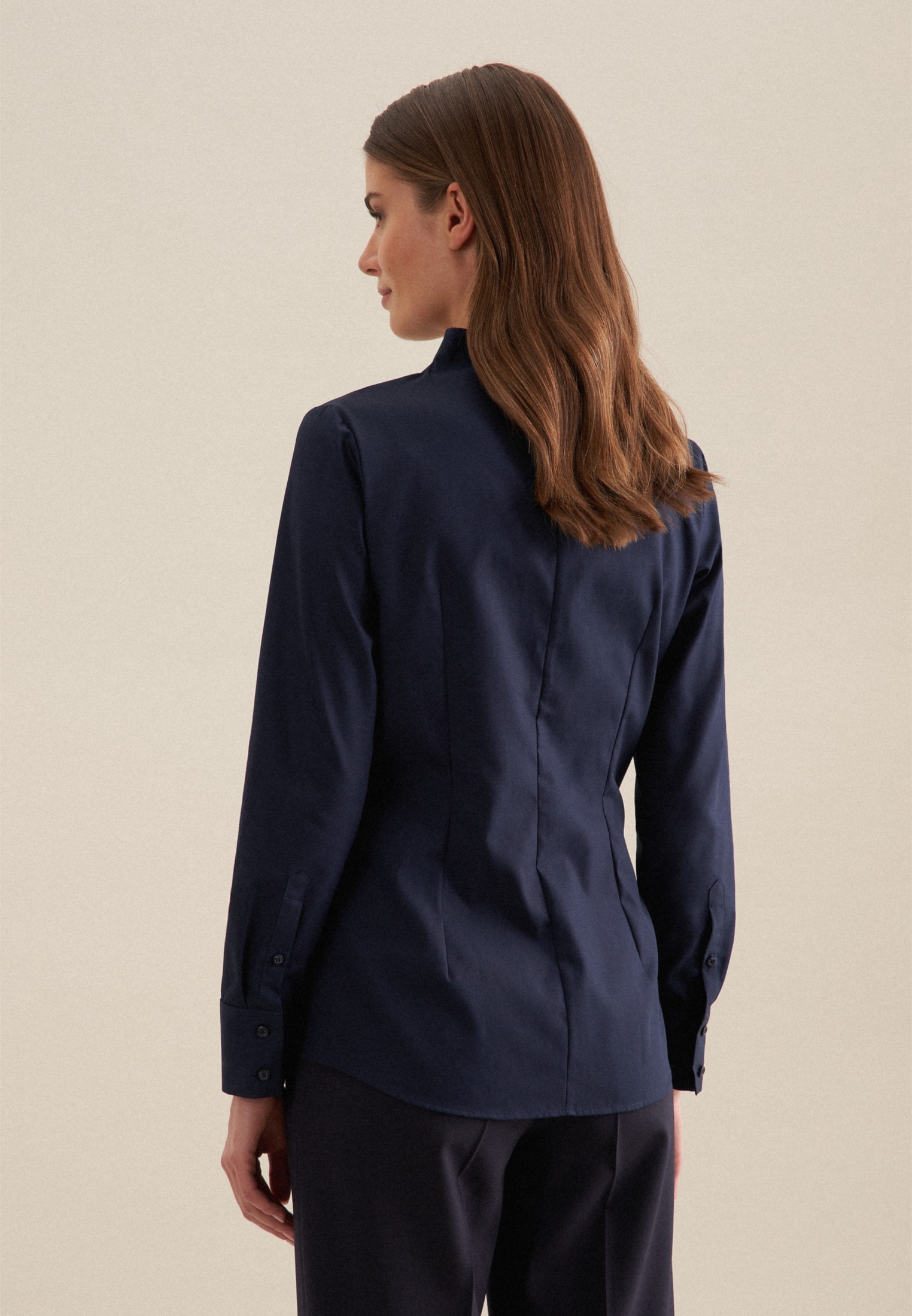 seidensticker Klassische Bluse, Uni