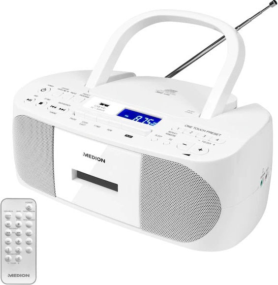 Medion® CD-Radiorecorder »LIFE® E65010«, (UKW mit RDS 6 W)