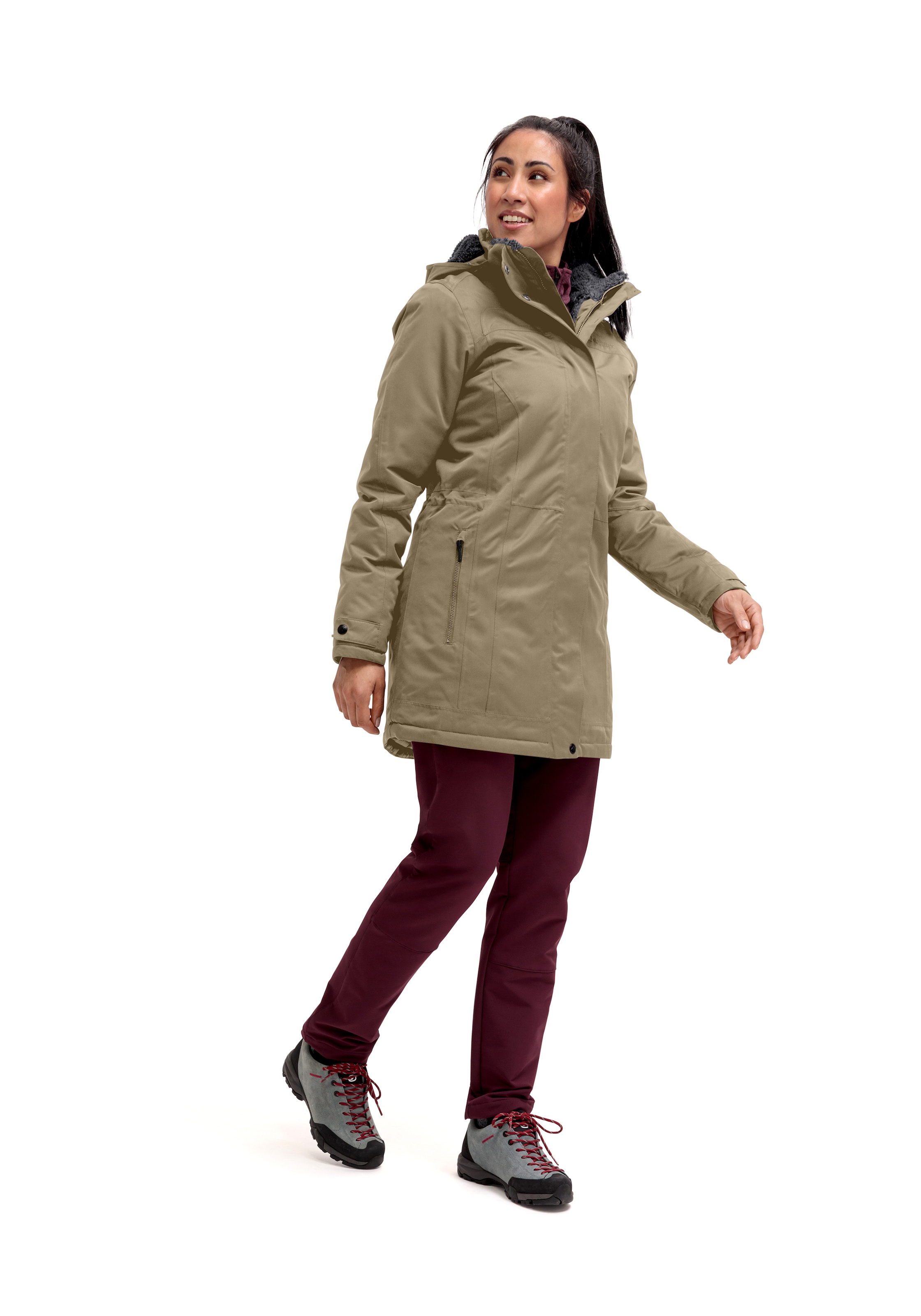 Maier Sports Funktionsjacke »Lisa 2.1«, Damen Mantel, atmungsaktiver Wintermantel, 2 RV-Taschen, Regular Fit