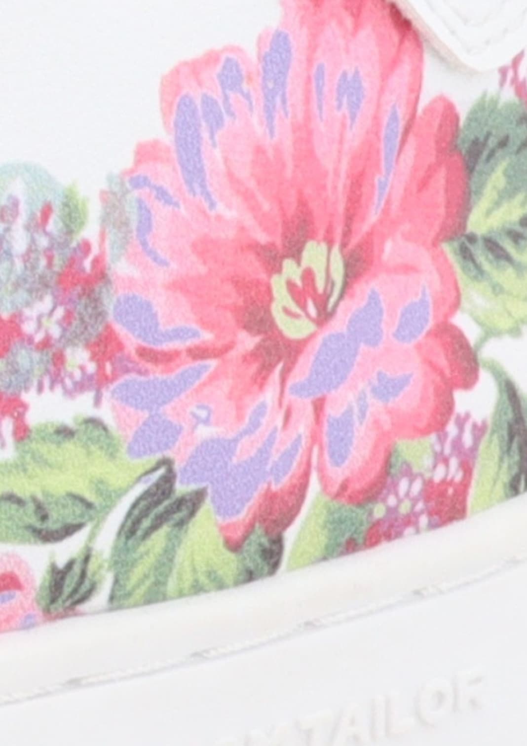 TOM TAILOR Plateausneaker, mit buntem Blütenprint, Freizeitschuh, Halbschuh, Schnürschuh