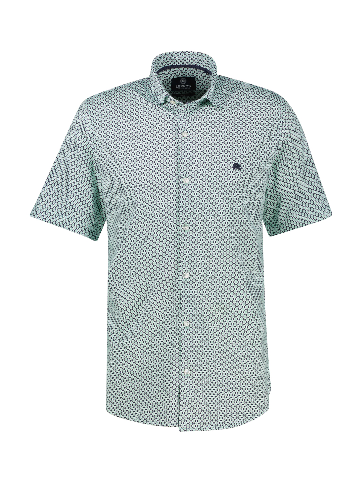 LERROS Kurzarmhemd mit Minimalprint