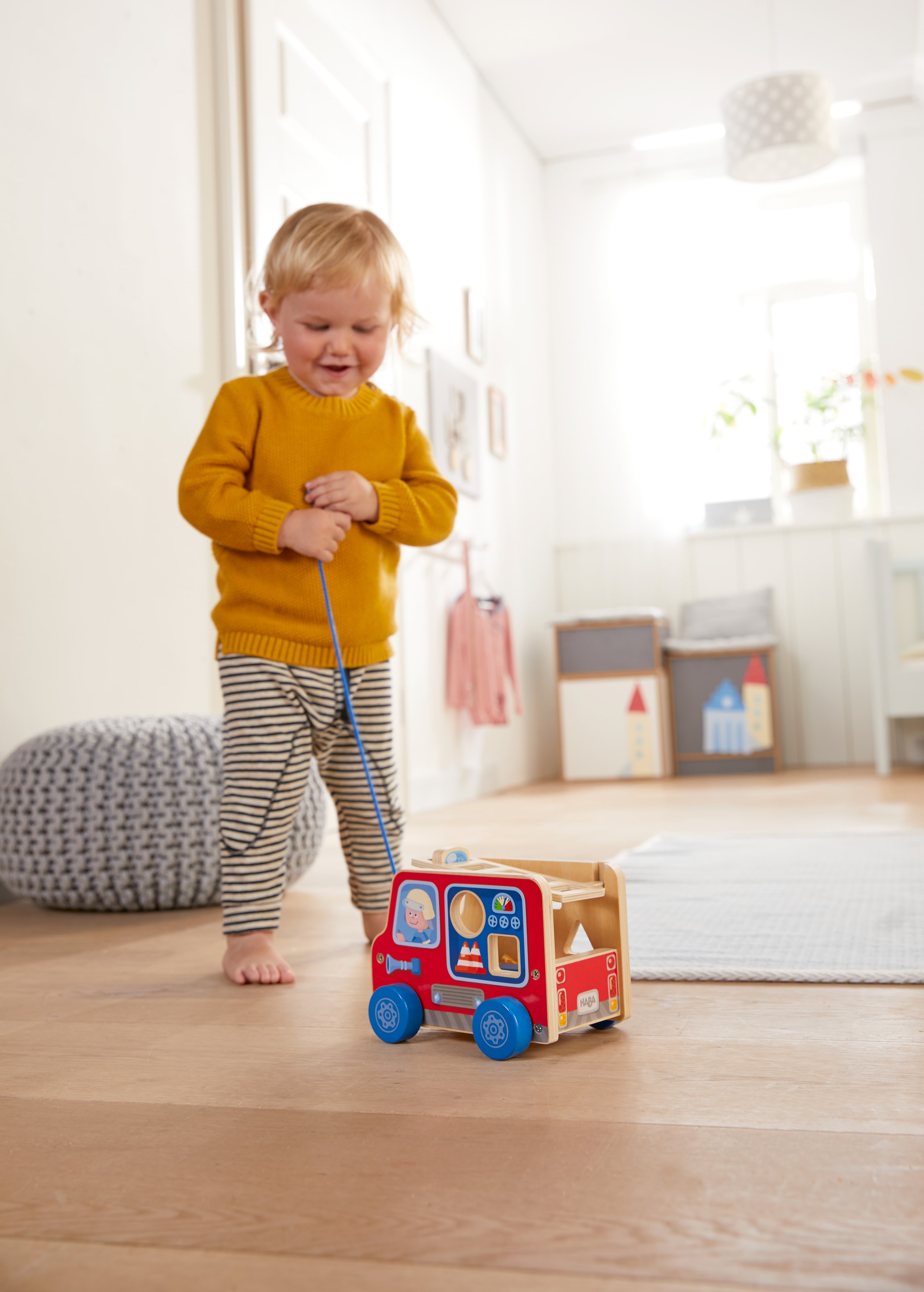 Haba Nachziehspielzeug »Feuerwehrauto«