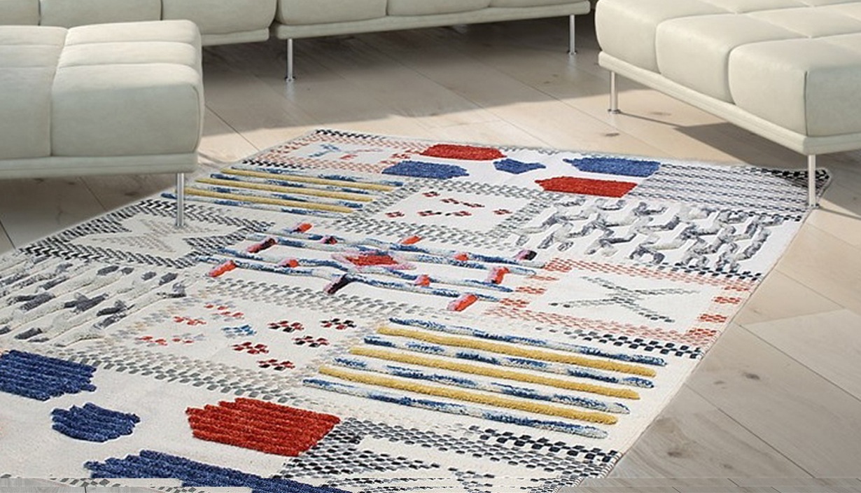 calo-deluxe Teppich »Evans 210«, rechteckig, 8 mm Höhe, Wolle mit Baumwolle günstig online kaufen