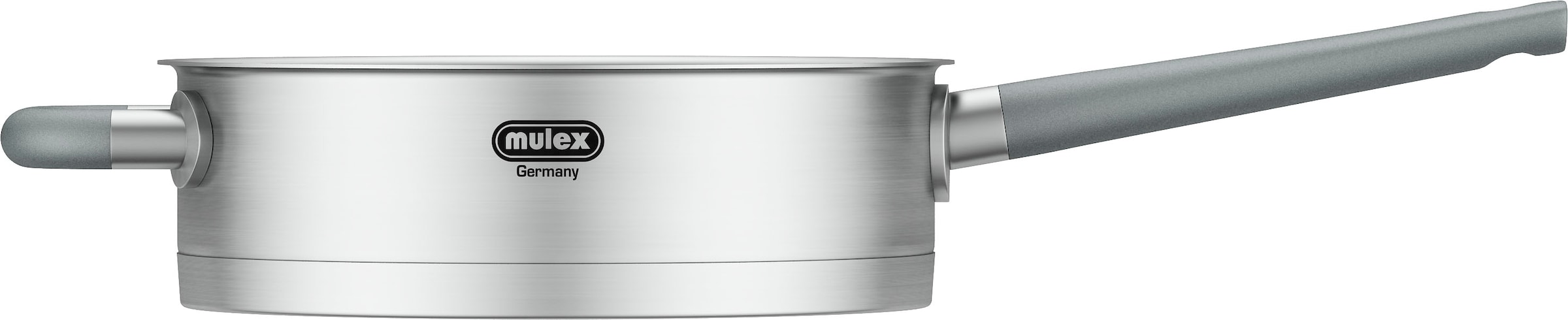 Mulex Topf-Set »LUGANO«, Edelstahl 18/10, (Set, 7 tlg.), inkl. Stielpfanne 24 cm ohne Deckel, Induktion