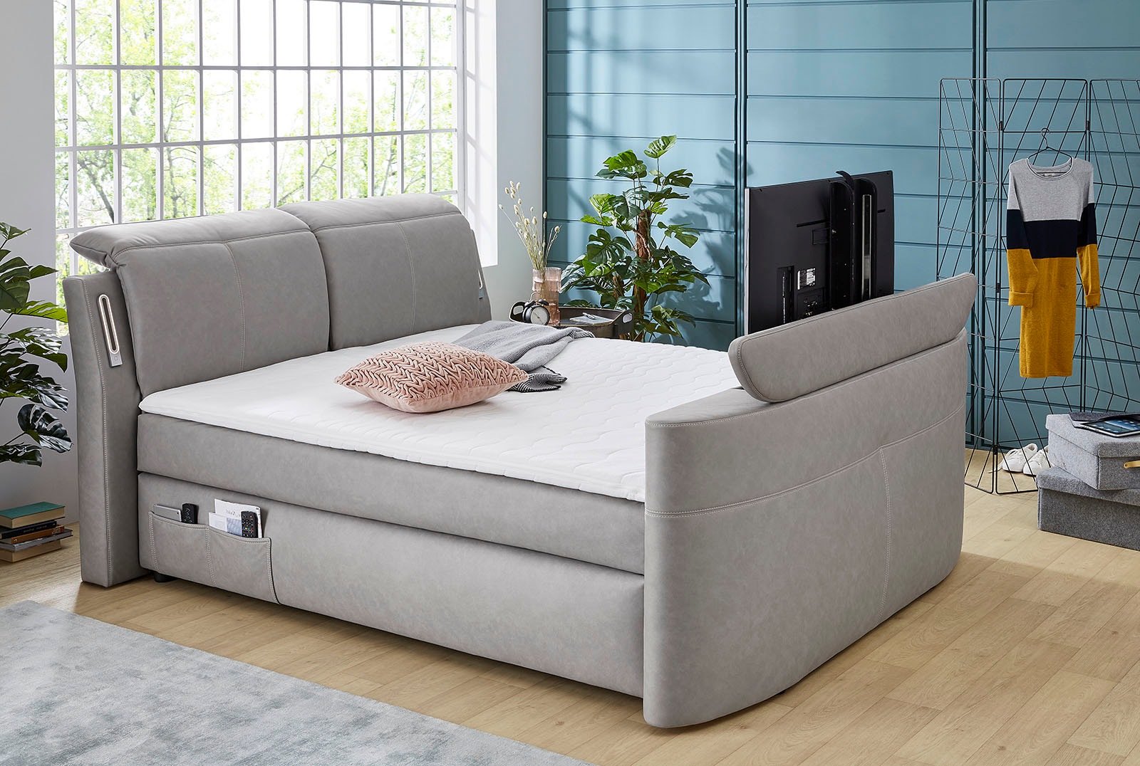 Jockenhöfer Gruppe Boxspringbett »Movie Star in der Größe 180x200cm« mit ve günstig online kaufen
