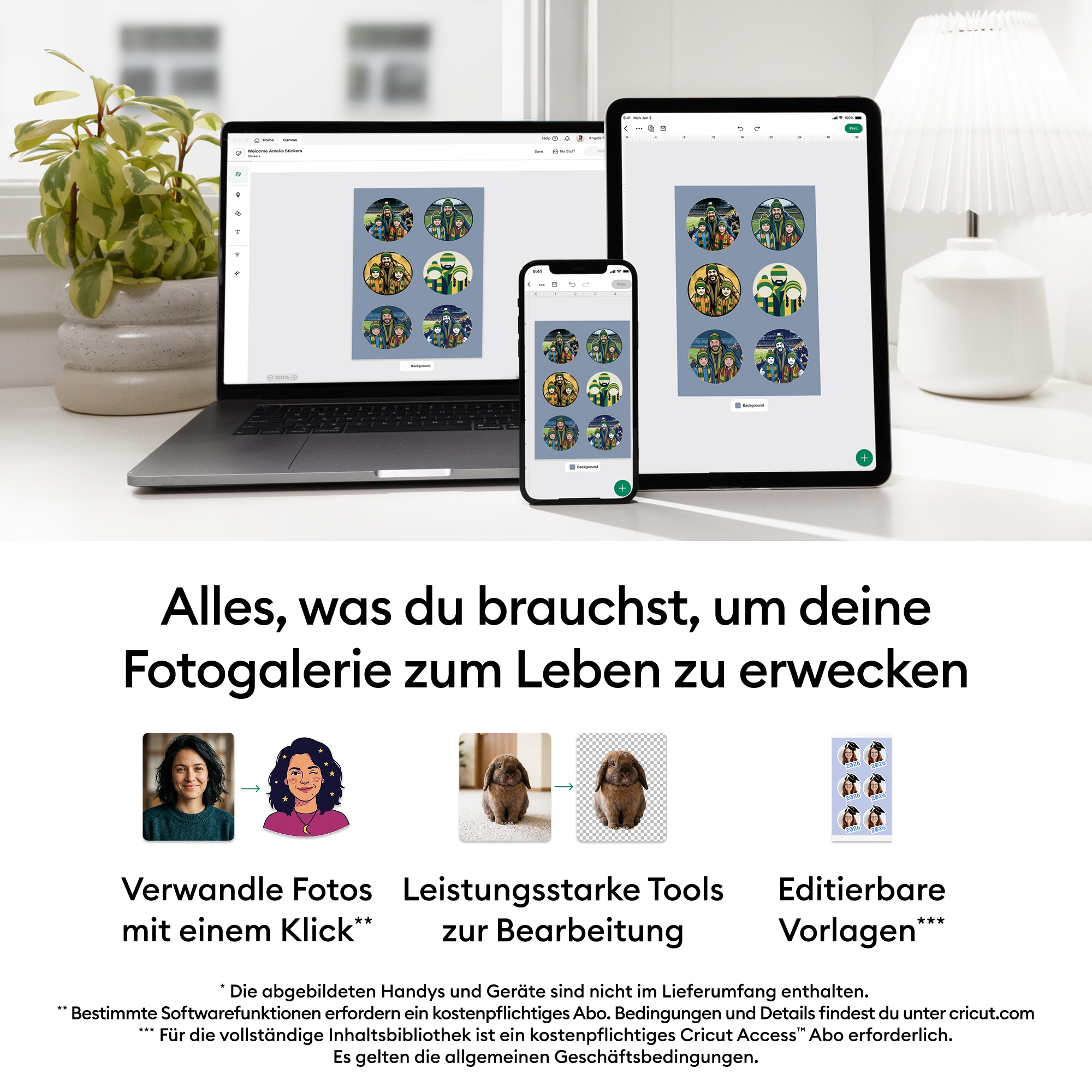 Cricut Fotodrucker »StickerPix Print™ Essential Bundle«