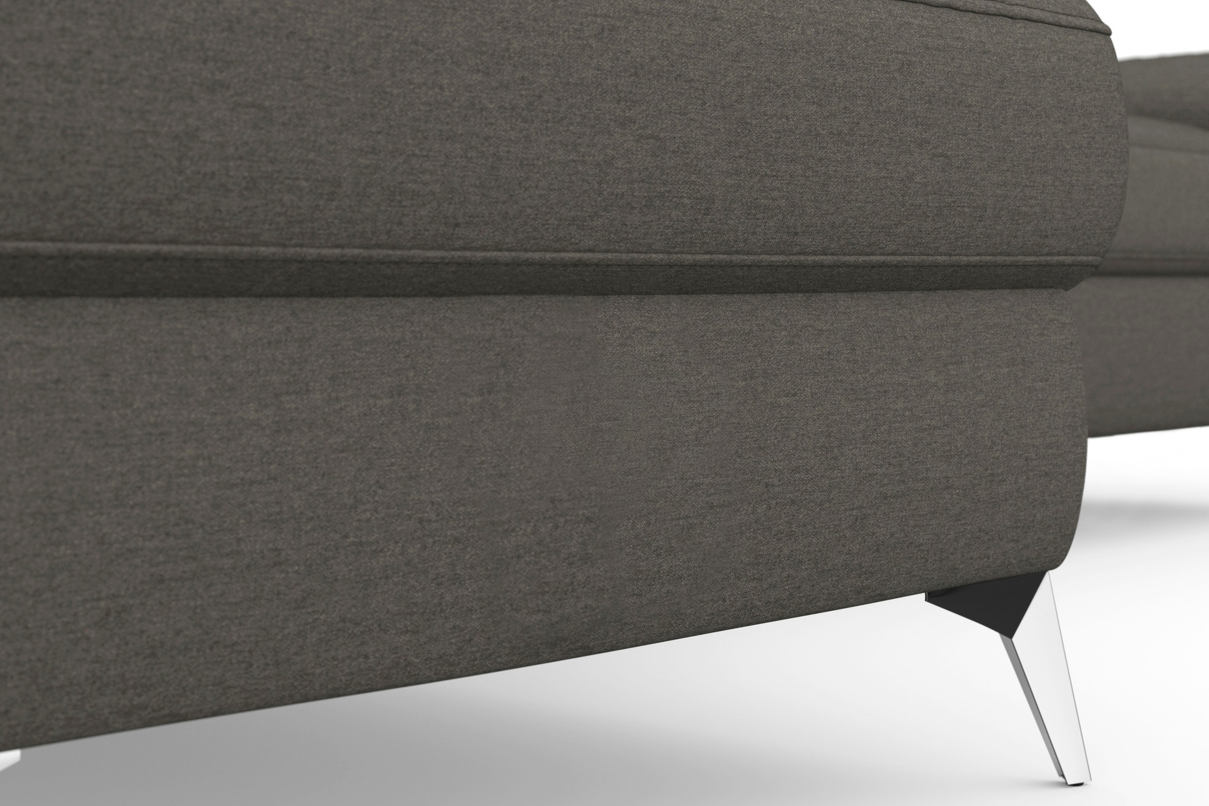 sit&more Ecksofa »Padua L-Form«, inklusive Sitztiefenverstellung, Armteilfunktion und Federkern