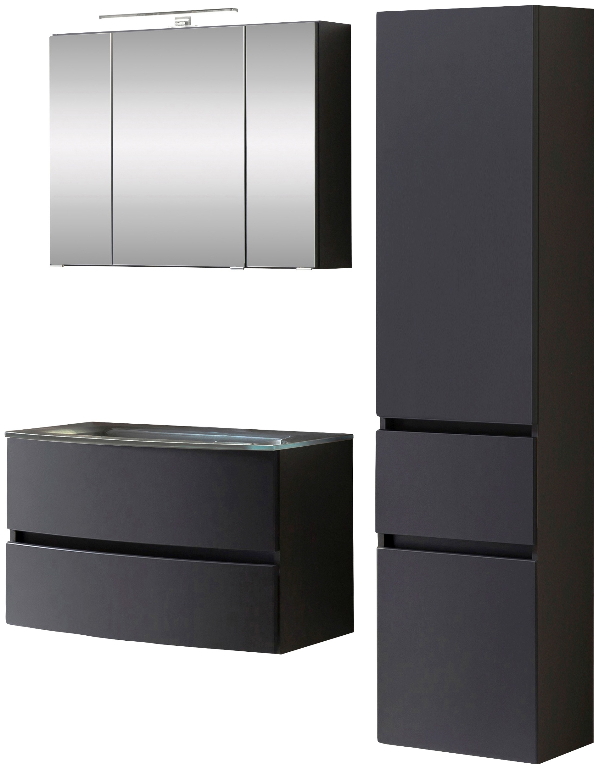 welltime Badezimmer-Set »Kaunas« Set, 3 Stk. tlg. günstig online kaufen