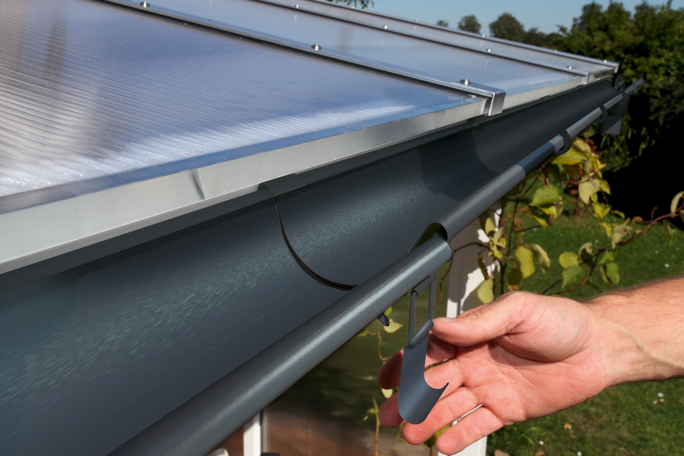 Skanholz Regenrinne 324 cm