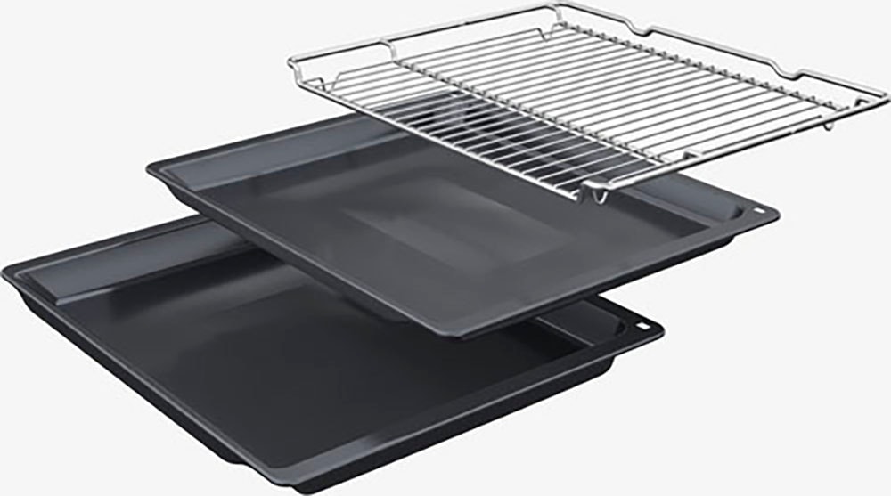 BOSCH Backofen mit Mikrowelle Serie 8 »HMG778NB1«, mit 1-fach-Teleskopauszu günstig online kaufen