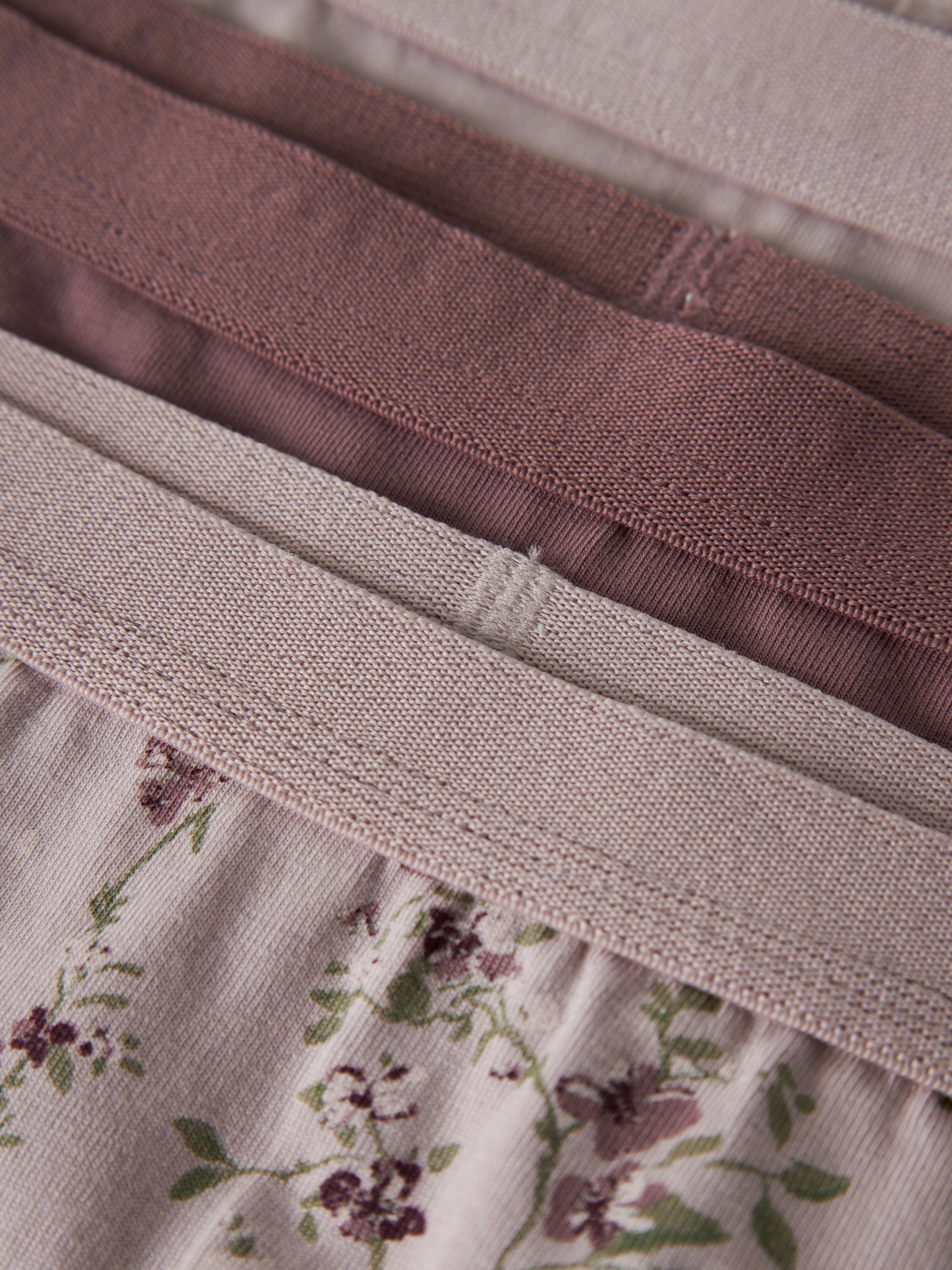 Name It Hipster »NKFHIPSTER 3P VIOLETFLOWER NOOS« Packung, 3 Stk. Baumwollmischung, bedruckt und uni im Set