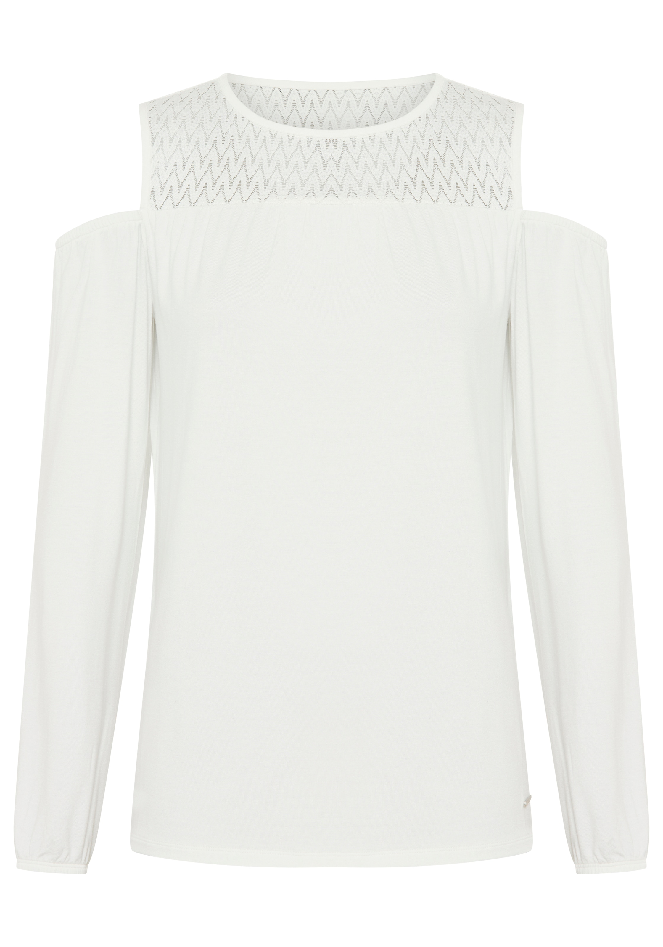 Laura Scott Langarmshirt lässig geschnitten, Langarm, femininer Stil