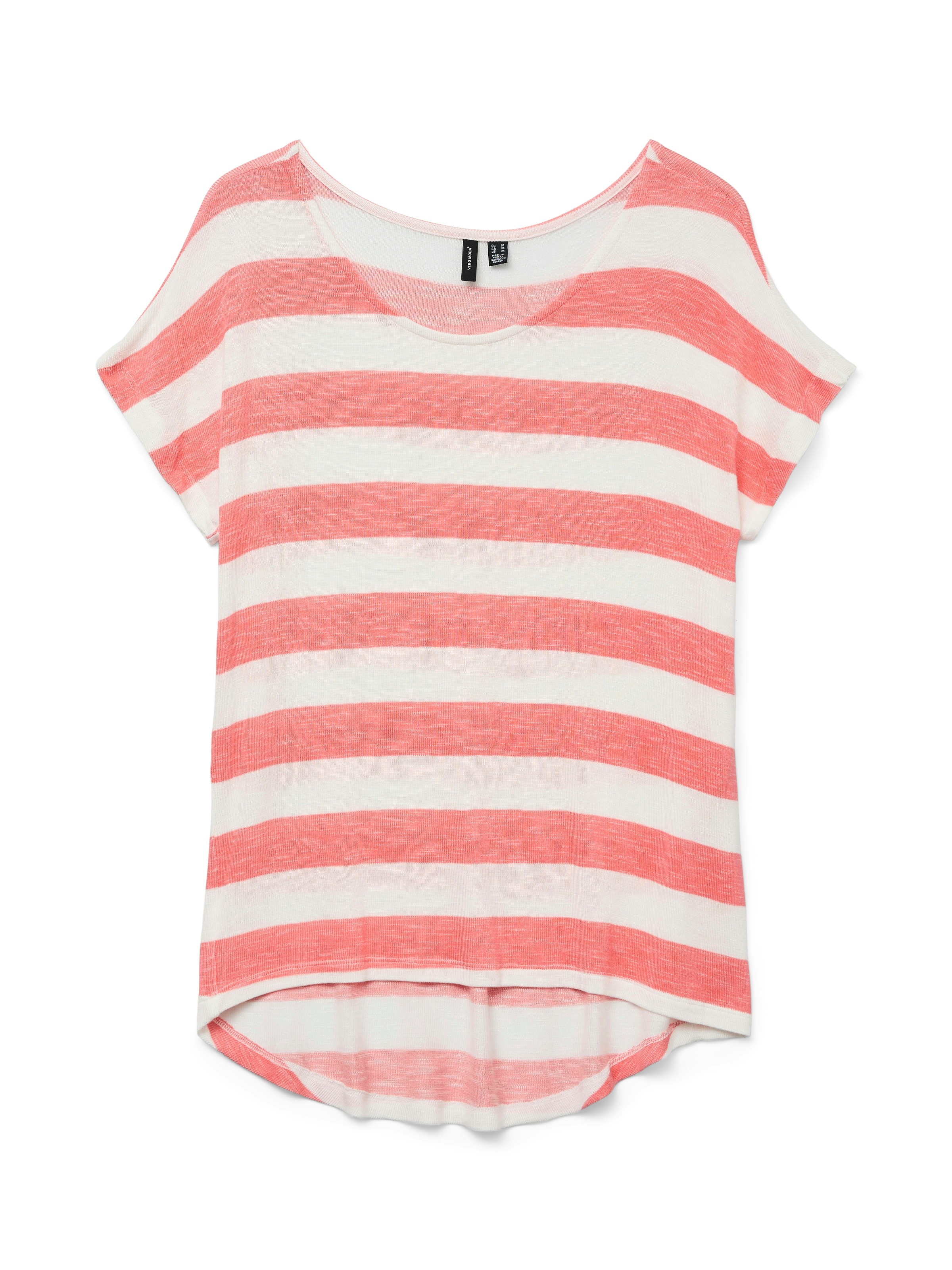 Vero Moda Kurzarmshirt »VMWIDE STRIPE SL TOP GA JRS NOOS« Viskosemischung
